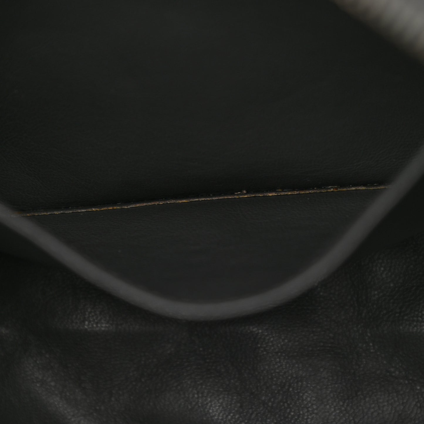 Aged Calfskin Quilted Large Reissue Camera Case Grey