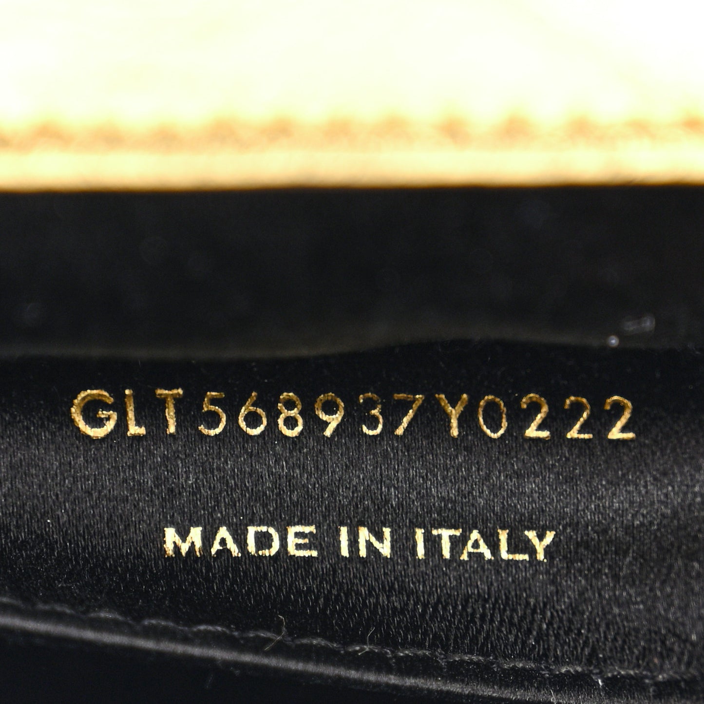 Metallic Calfskin Monogram Large Belle De Jour Clutch Gold