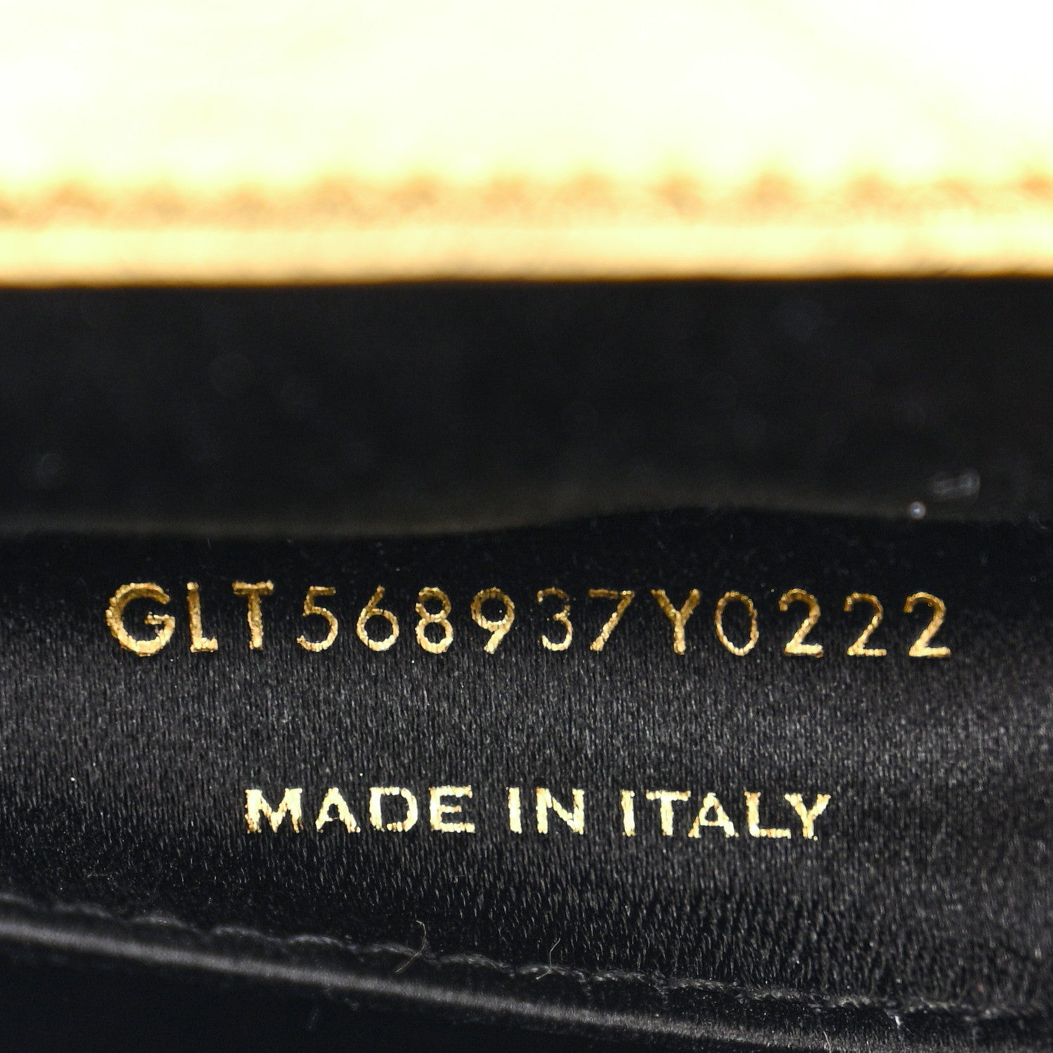 Saint Laurent Metallic Calfskin Monogram Large Belle De Jour Clutch Gold 7 of 8