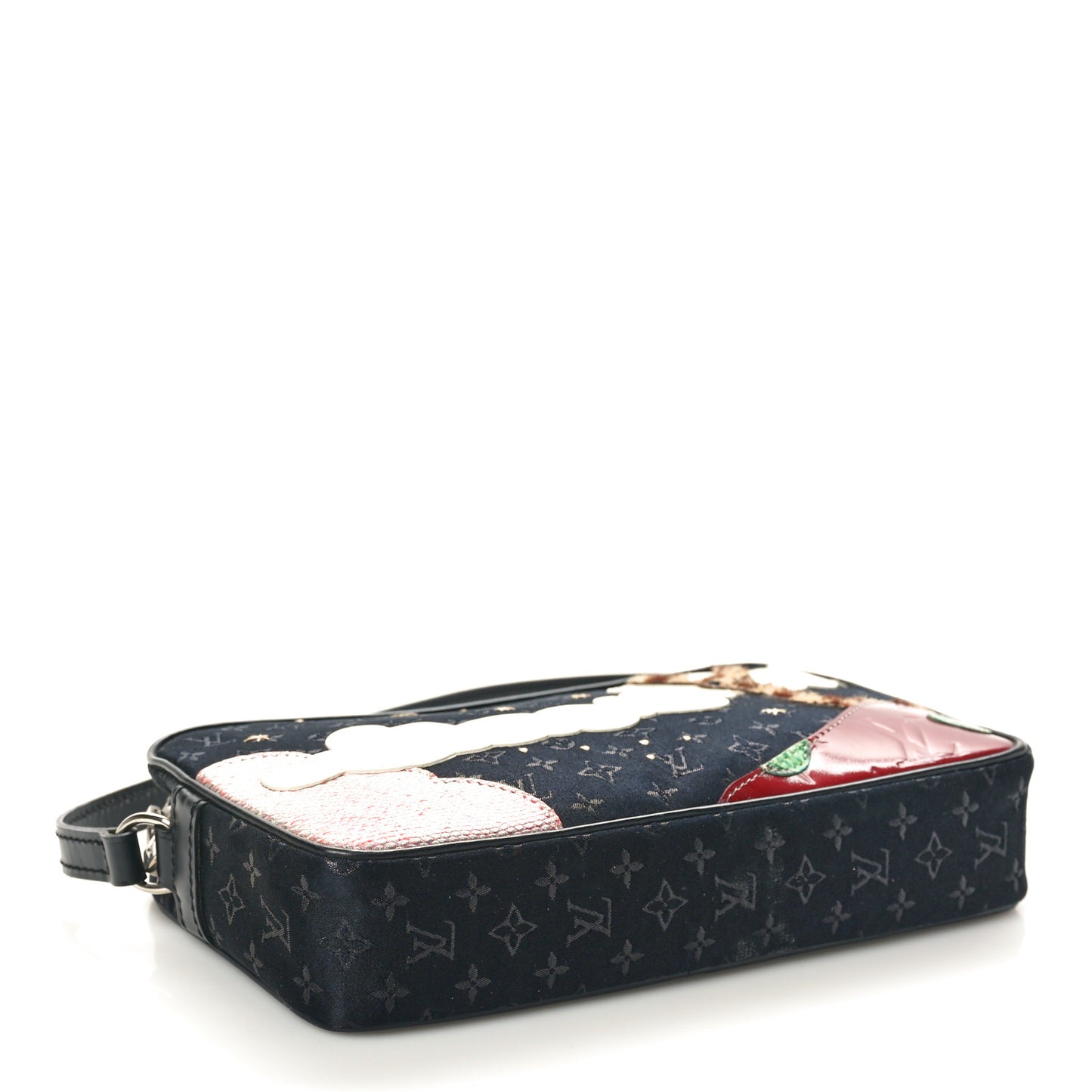Satin Mini Monogram Conte De Fees Pochette Black