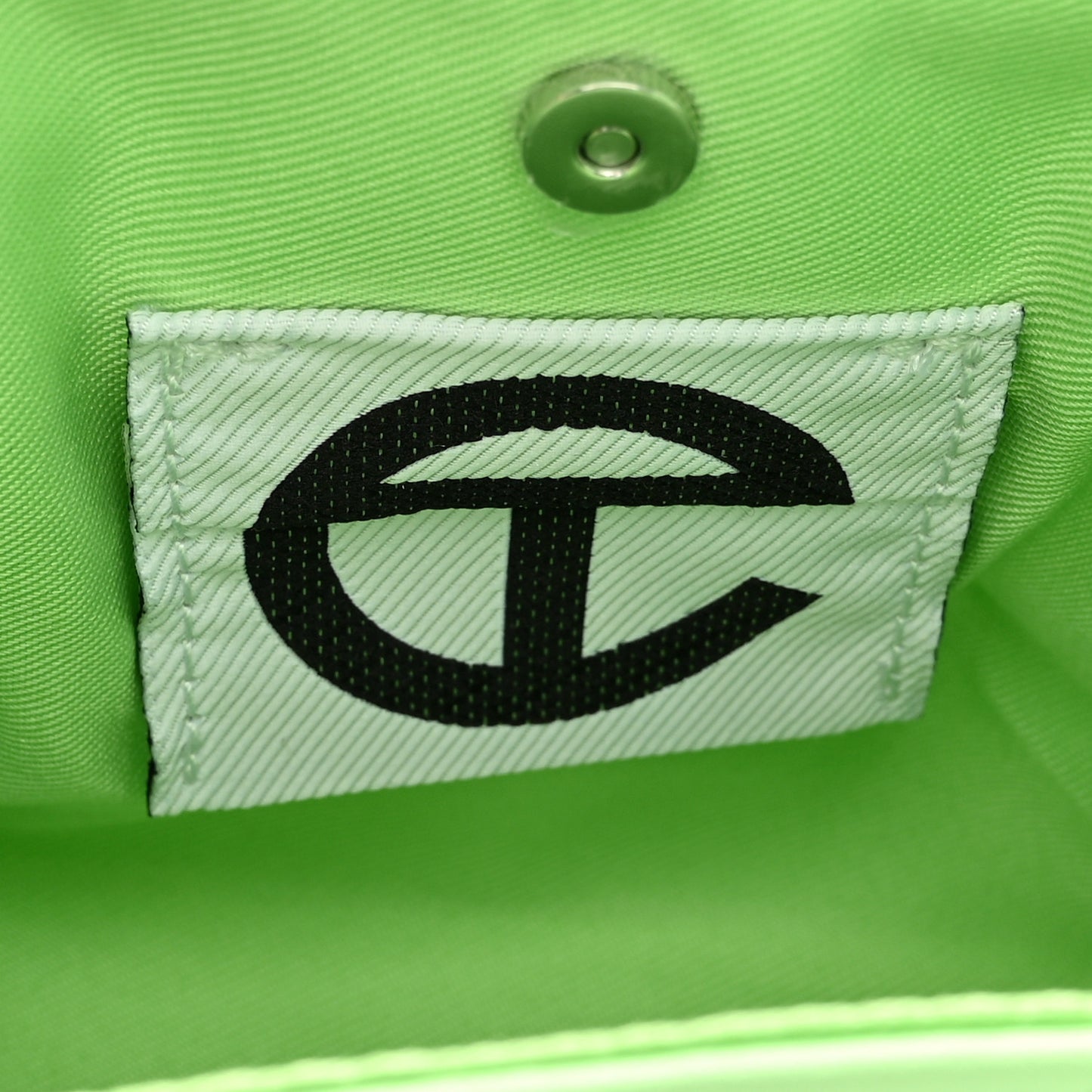 Vegan Leather Small Shopping Bag Double Mint
