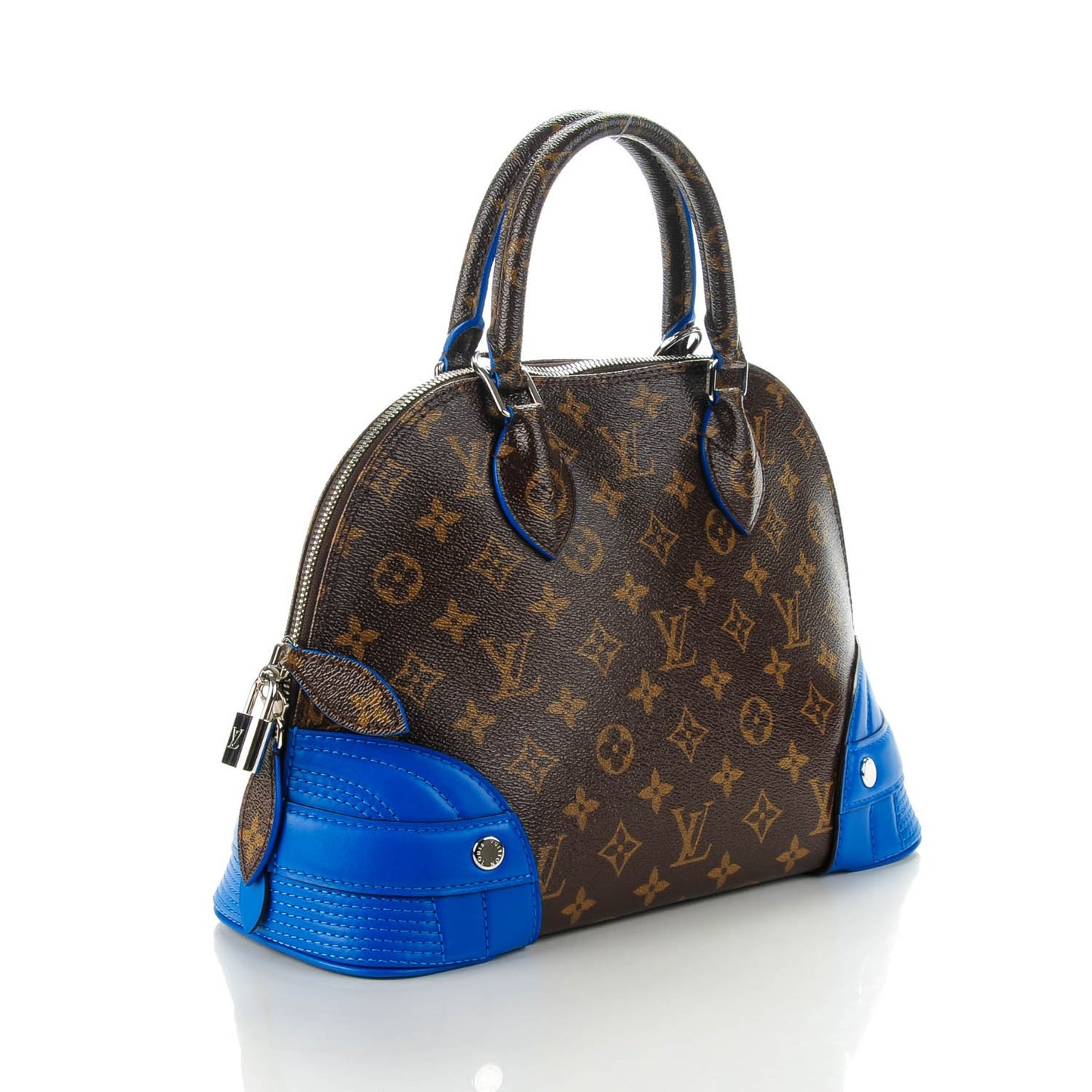 Monogram Shine Alma PM Blue Royal