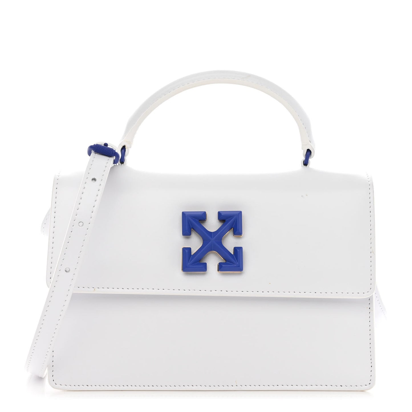 Calfskin Jitney Bag White