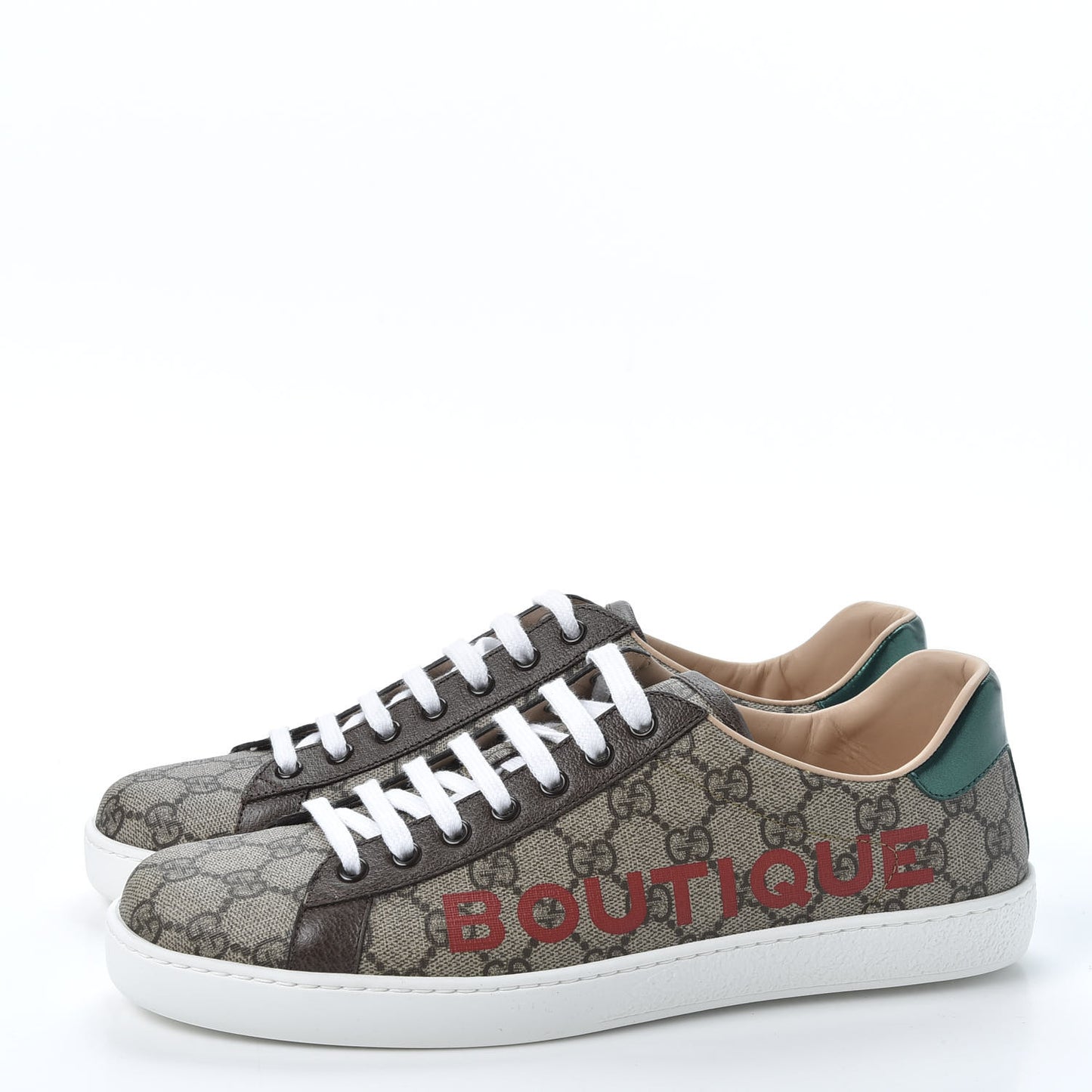 GG Supreme Monogram Boutique Mens Ace Sneakers 8