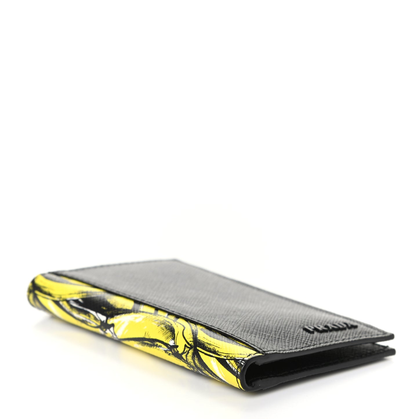 Saffiano Banana Print Wallet Giallo Dis Banana