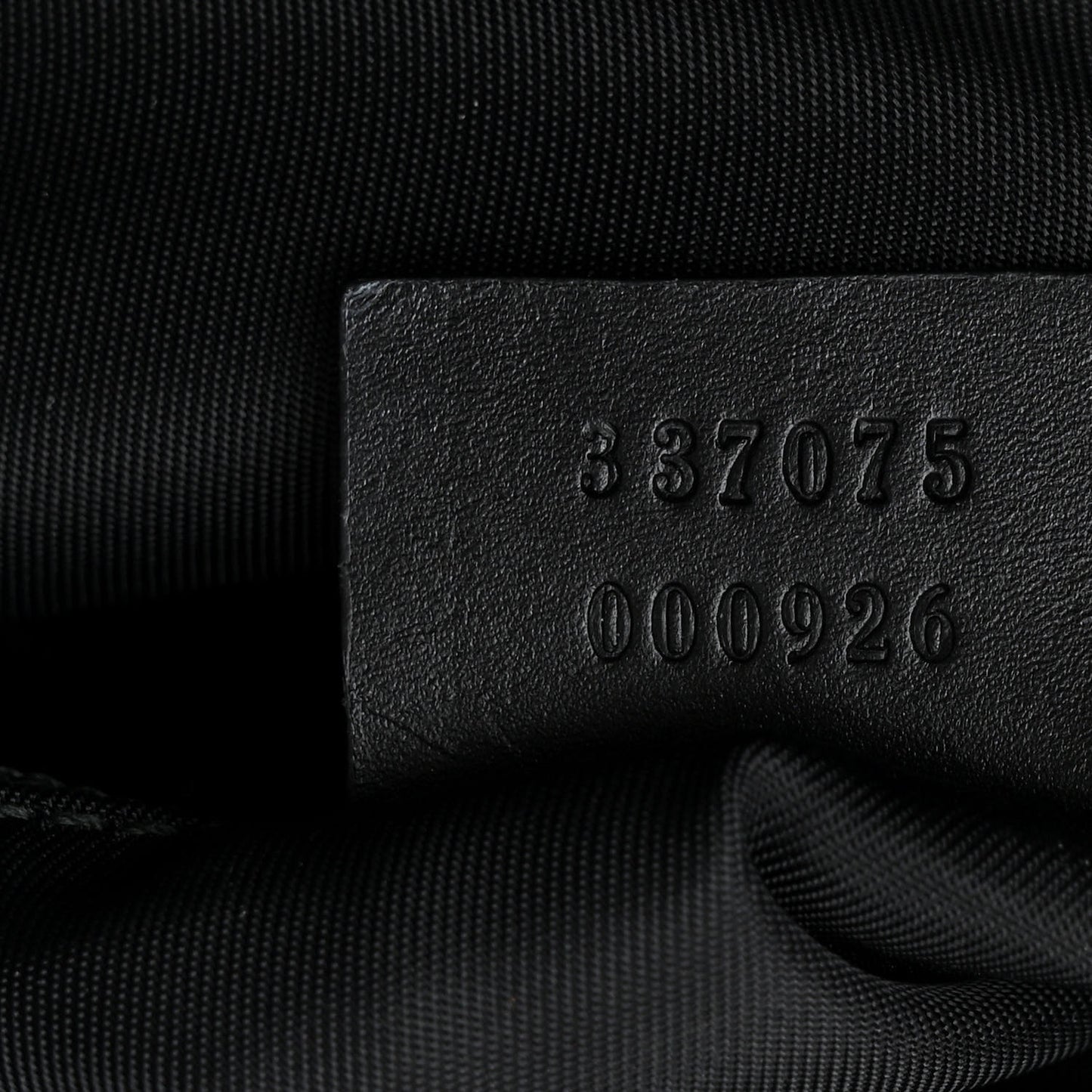 Techno Canvas Web Single Buckle Backpack Black
