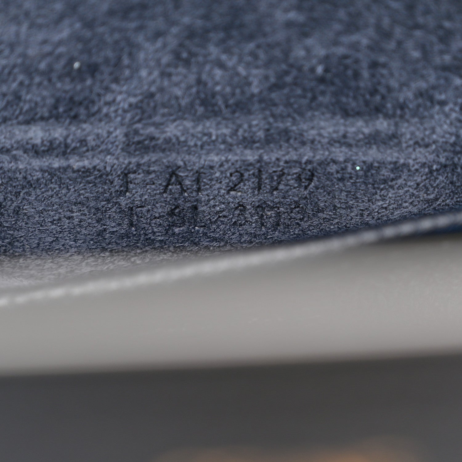 Celine Drummed Calfskin Nano Luggage Navy Blue 7 of 10