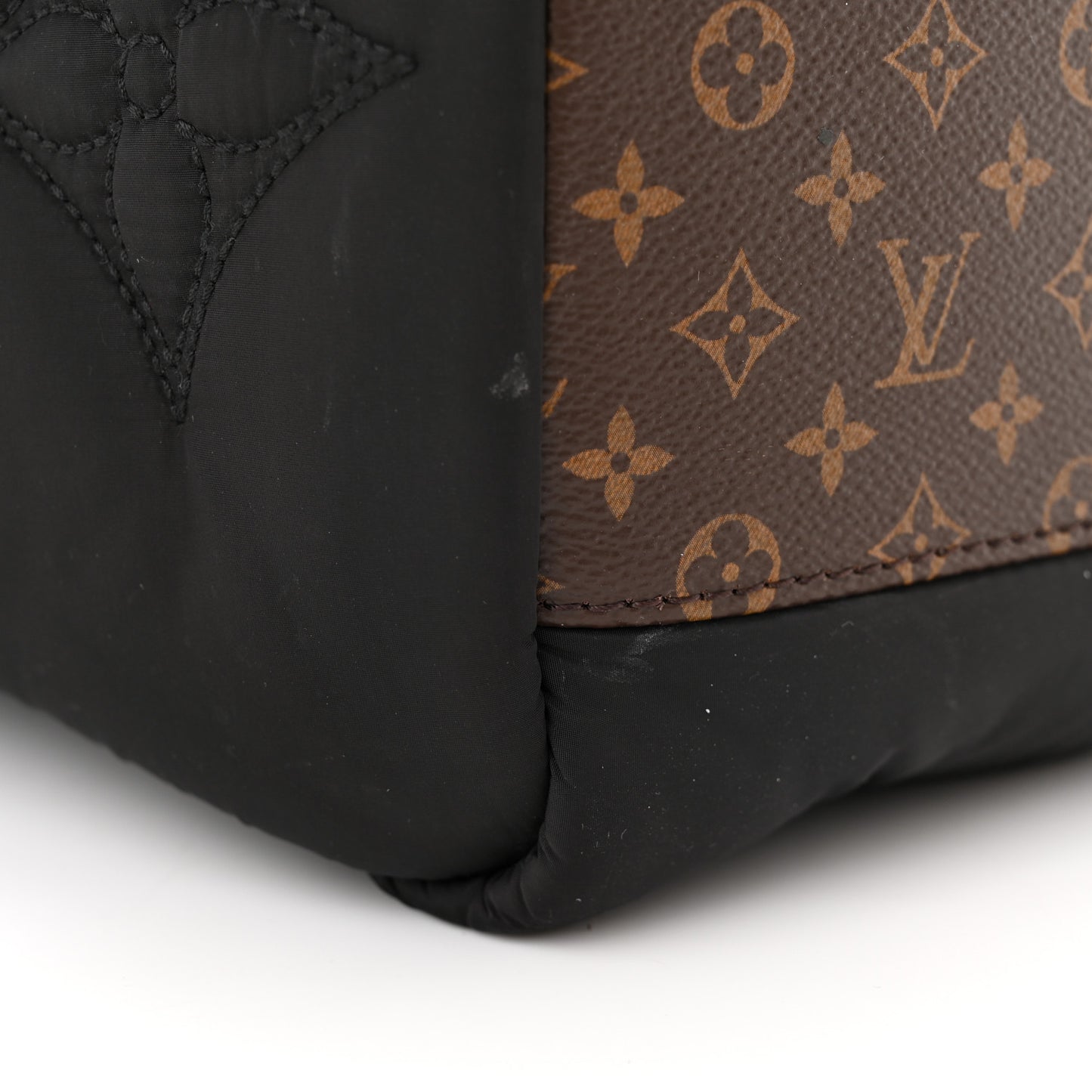 Econyl Monogram Pillow Giant Onthego MM Black