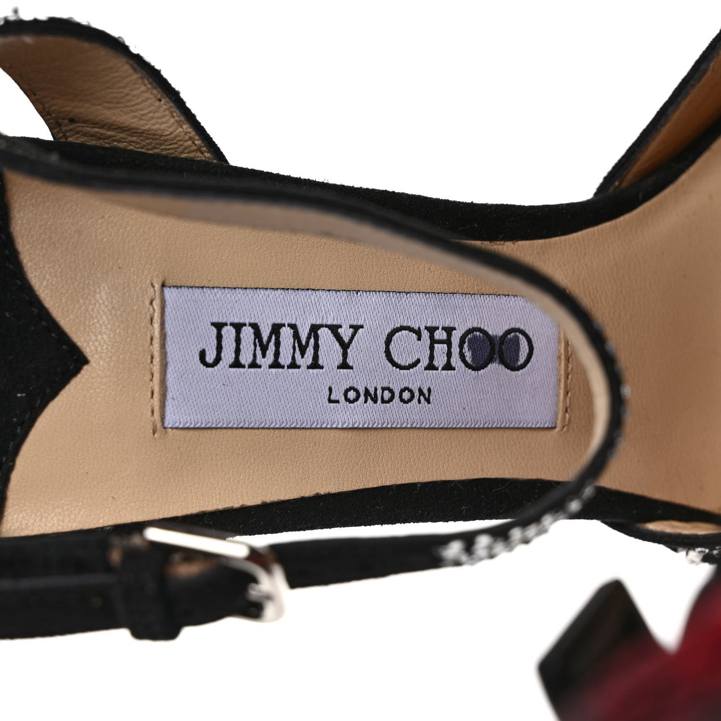 Suede Crystal Supernova Maple 125 Platform Pumps 39 Black