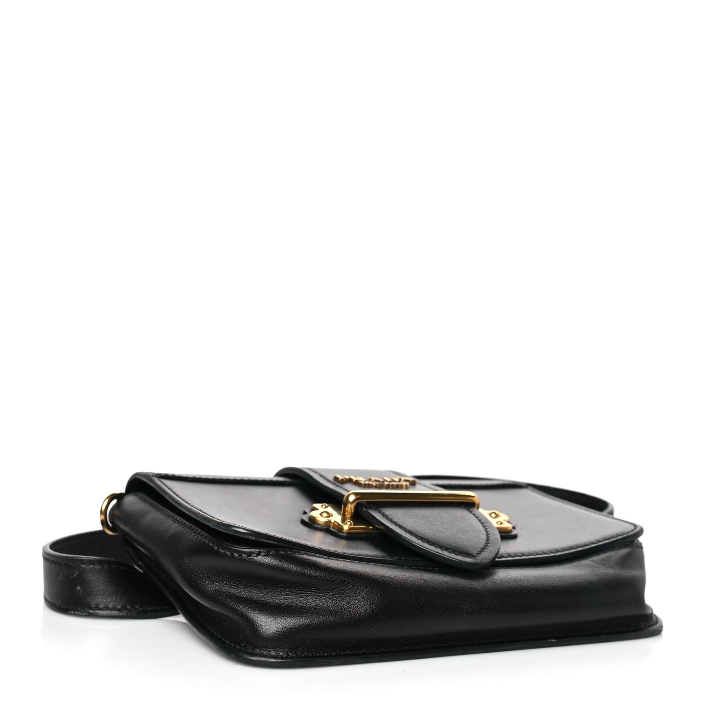 Saffiano City Calf Cahier Belt Bag Black