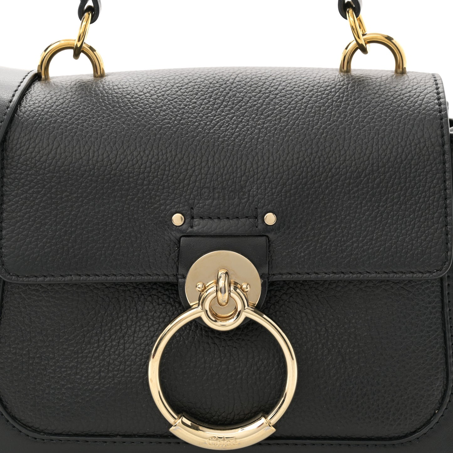 Calfskin Mini Tess Day Bag Black