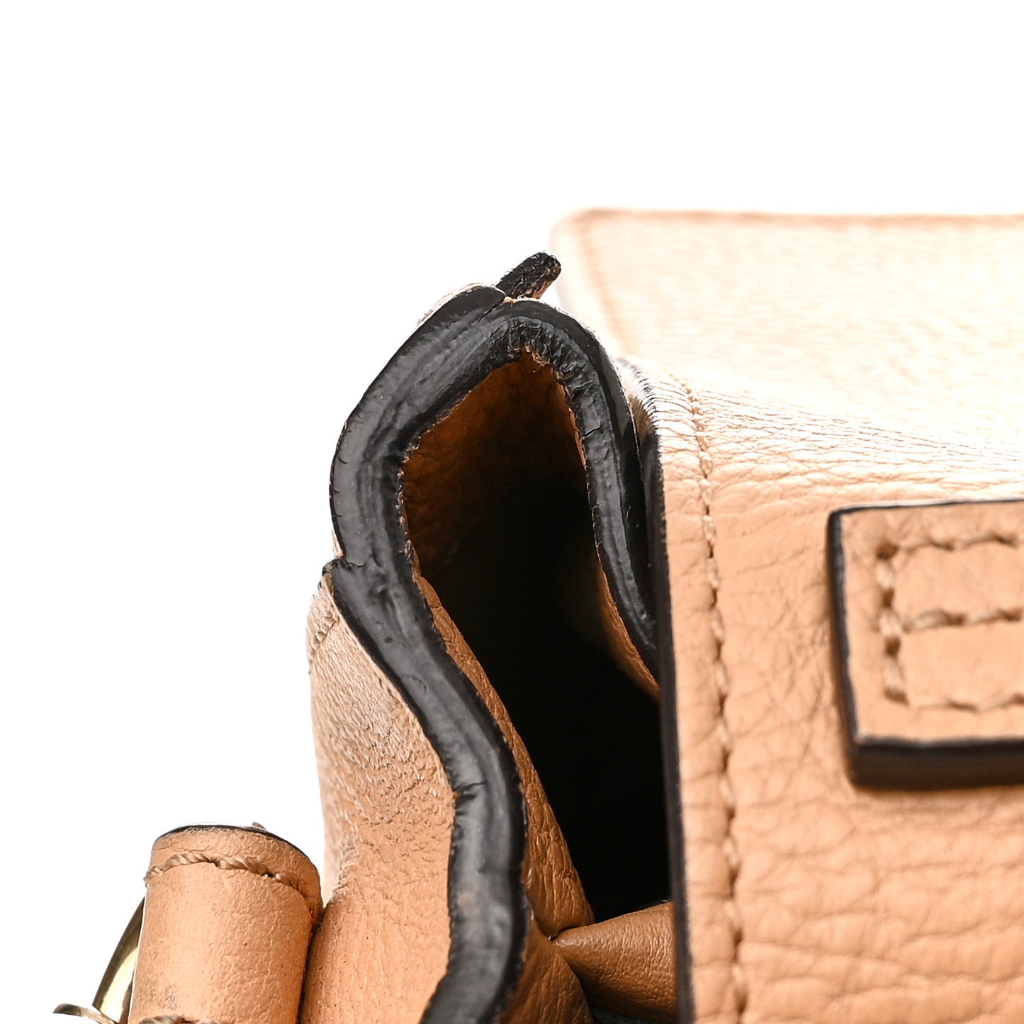 Calfskin Small Faye Day Shoulder Bag Blush Nude