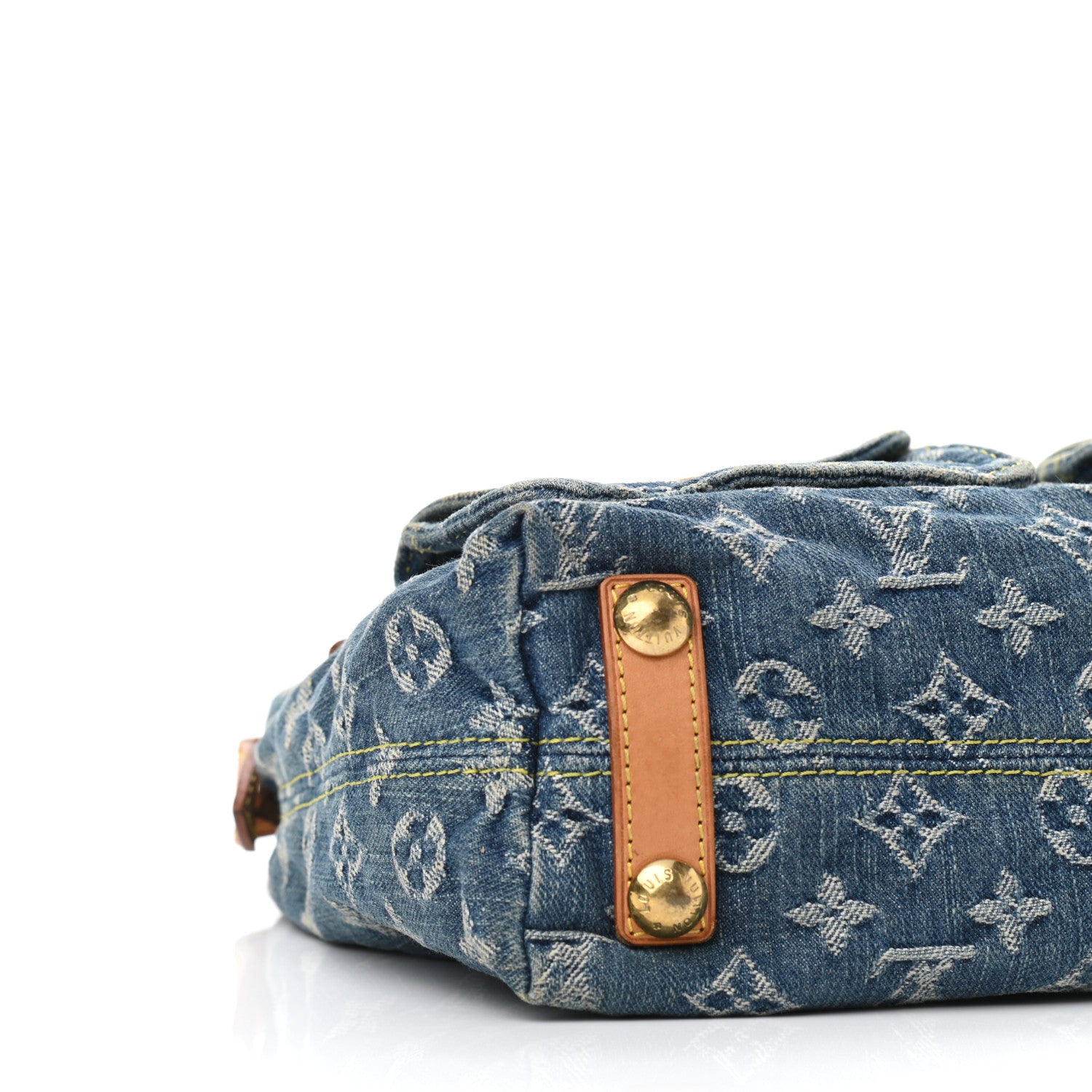 Louis Vuitton Monogram Denim Baggy PM Blue 11 of 12