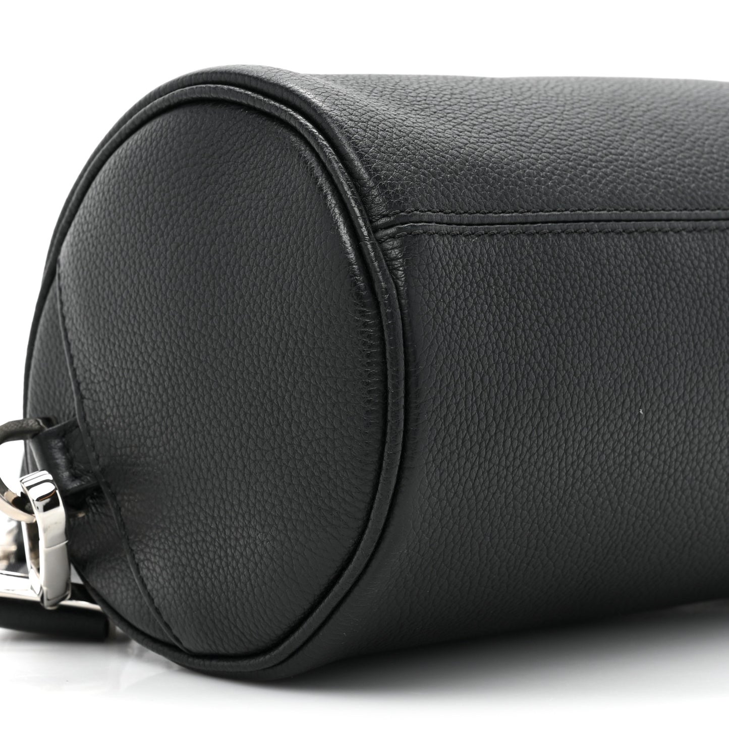 HOMME Grained Calfskin Mens Roller Pouch Black