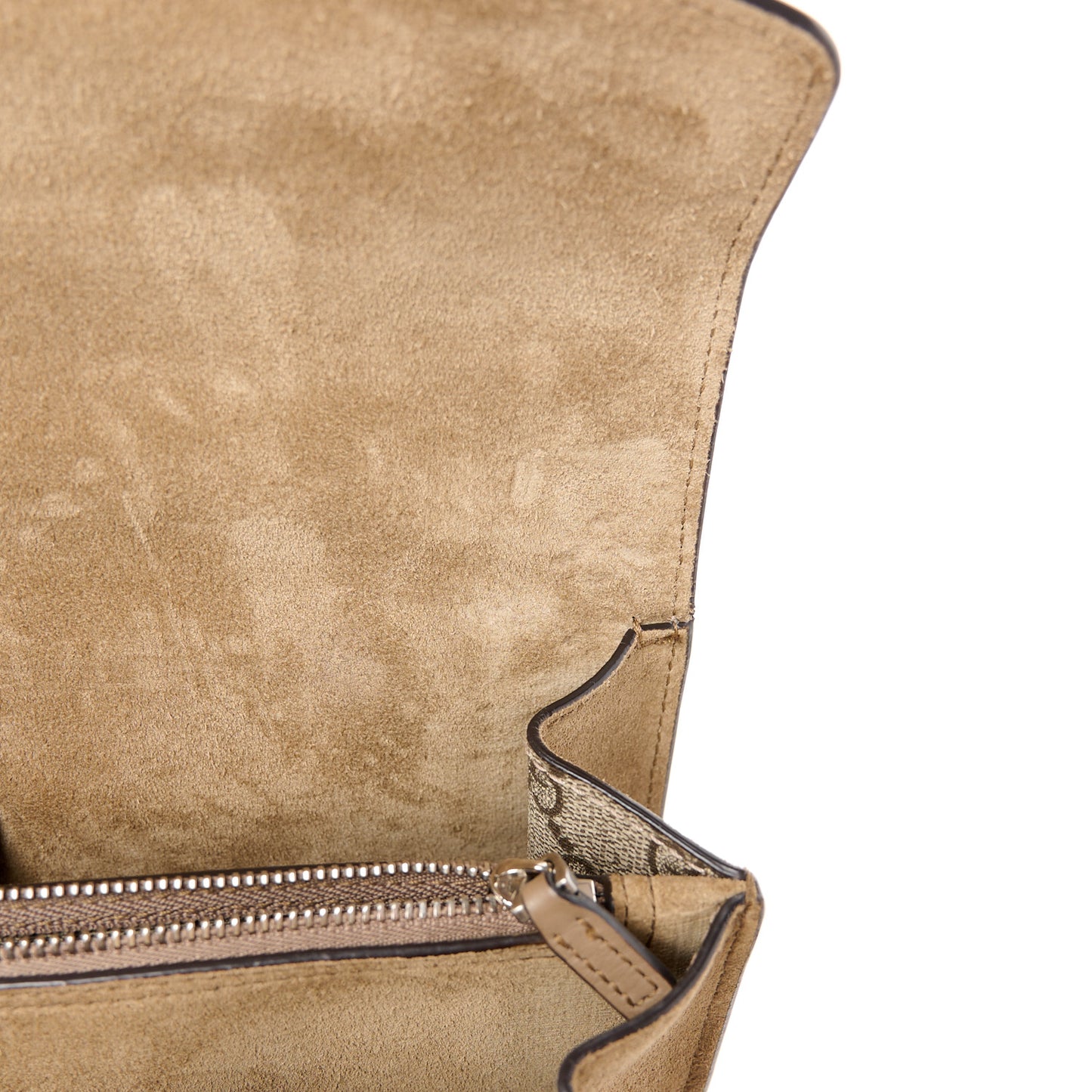 GG Supreme Monogram Small Dionysus Shoulder Bag Taupe