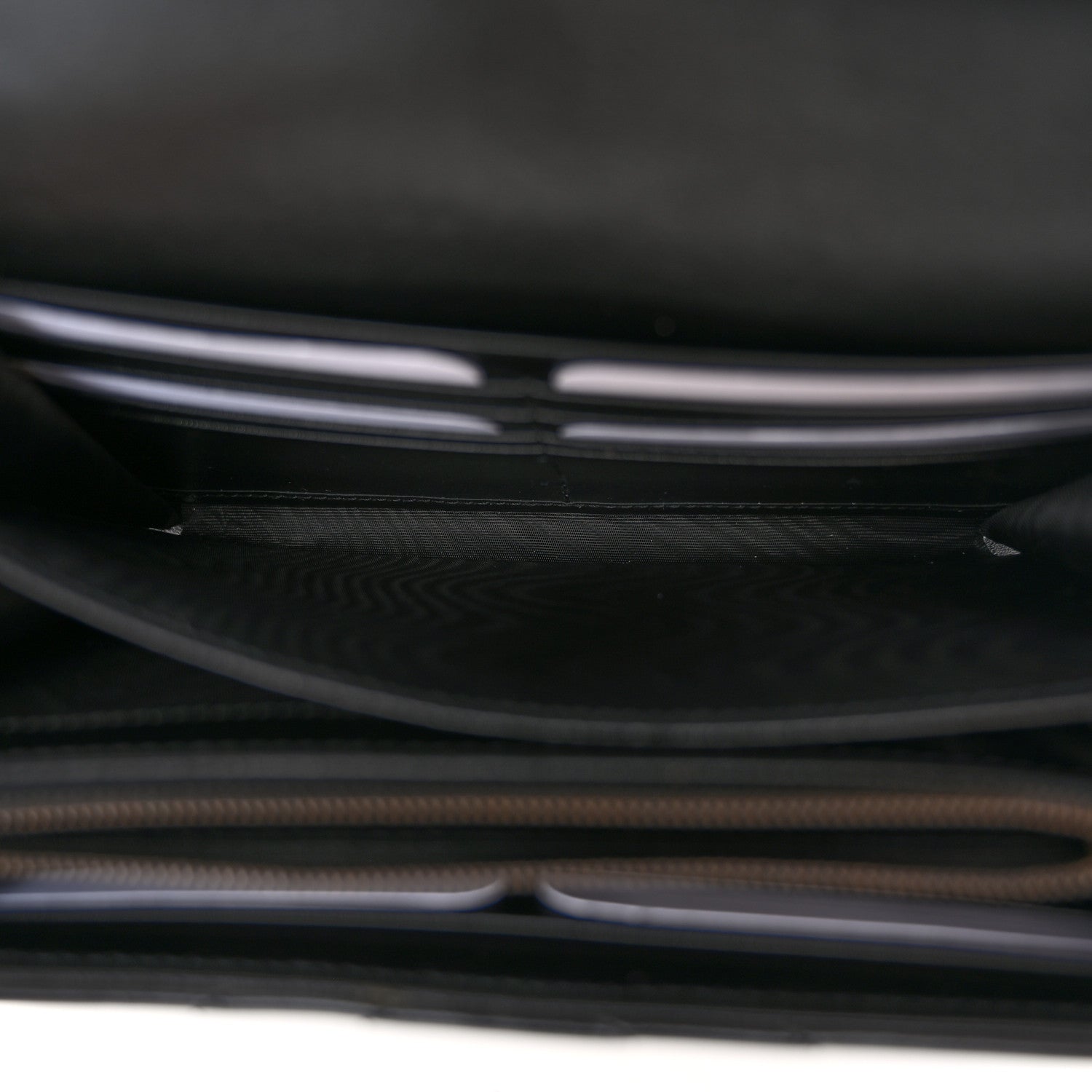 Gucci Calfskin Matelasse GG Marmont Chain Wallet Black 5 of 12