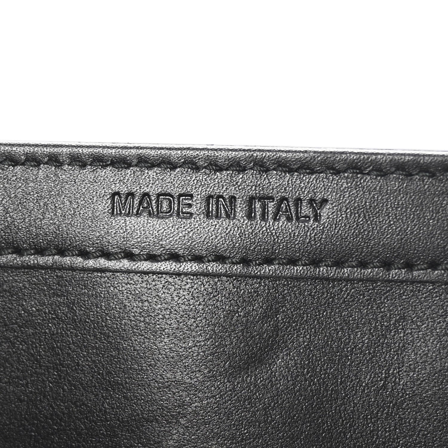 Christian Dior Calfskin Bee Clutch Black 7 of 7