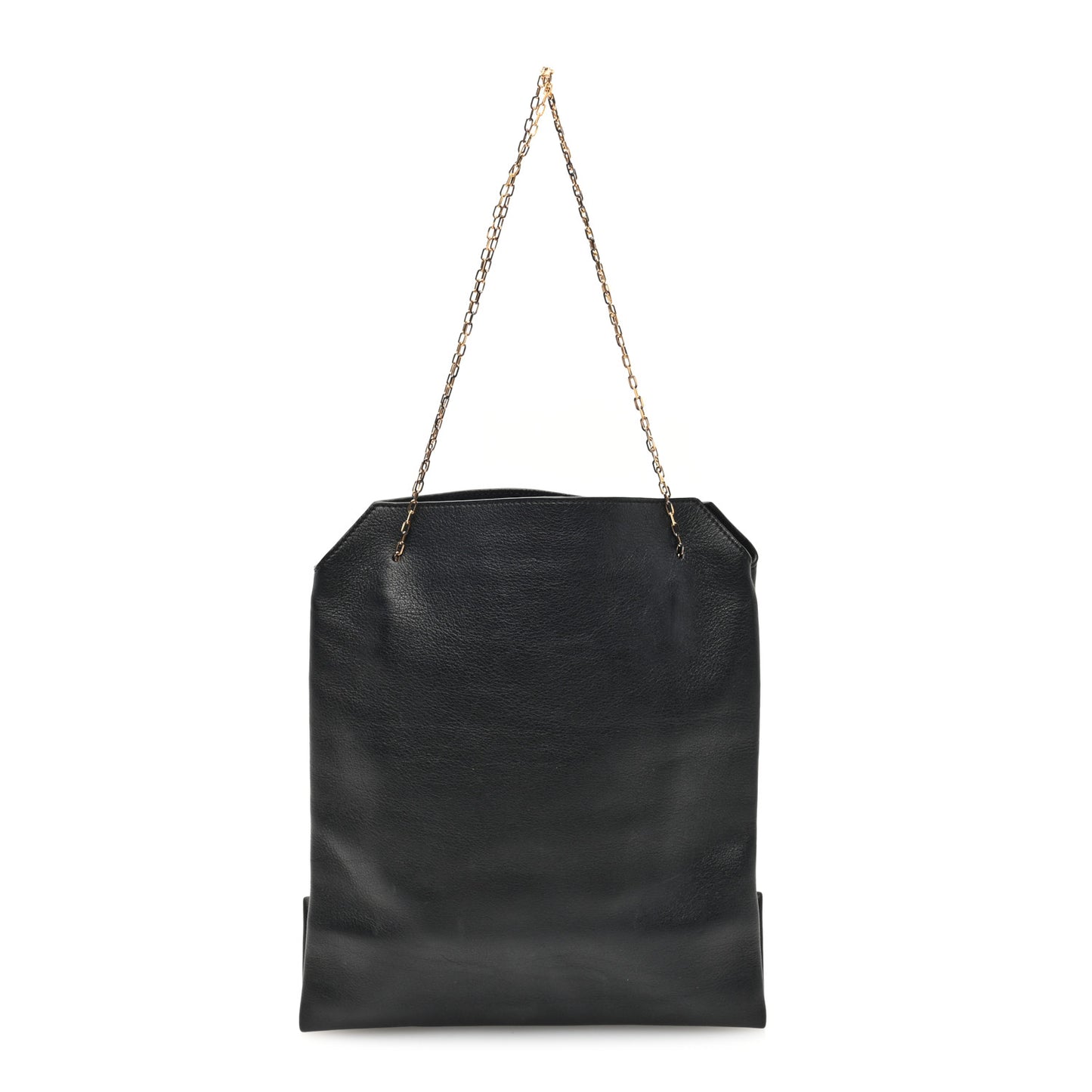 Smooth Calfskin Small Lunch Bag Black