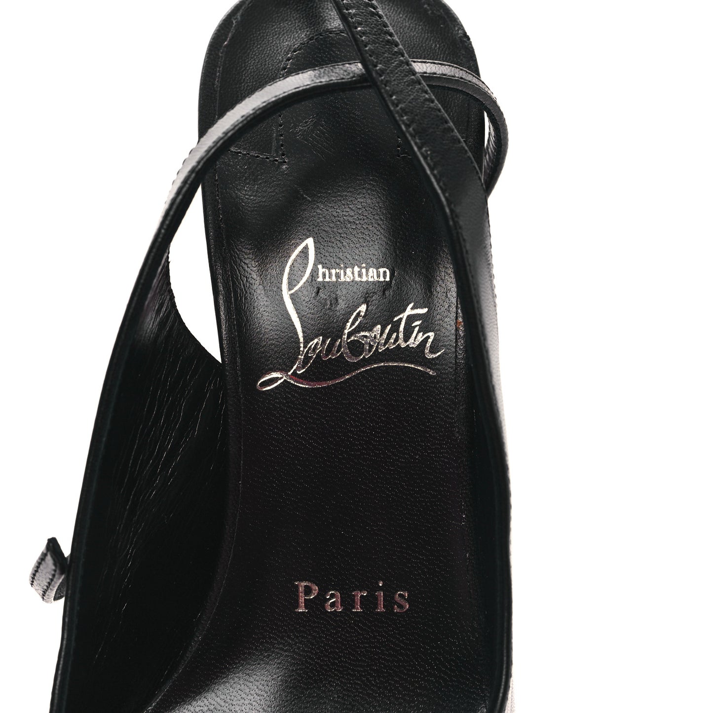 Calfskin Condora Sling 100 Pumps 37 Black