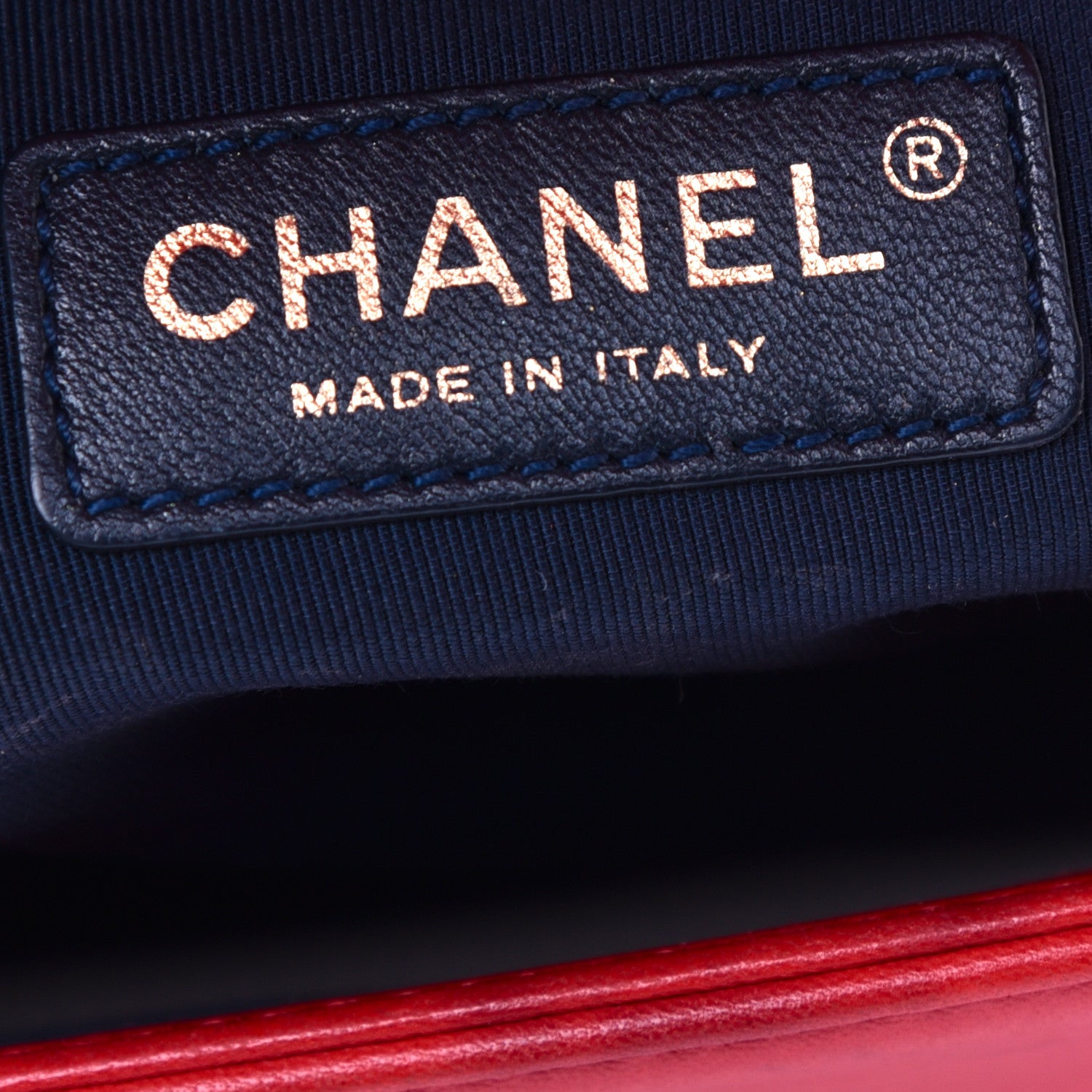 Chanel Lambskin Square Quilted Large Boy Cube Flap Red 6 of 10