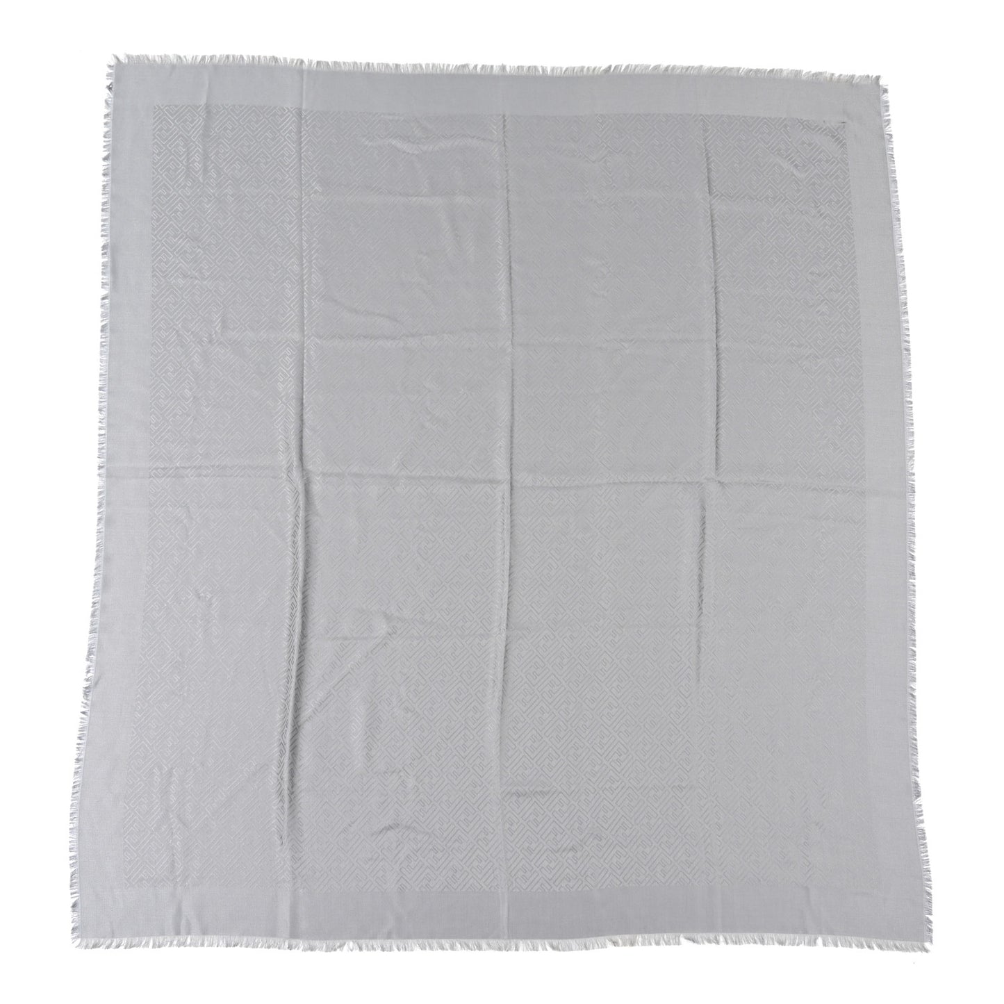 Silk Wool FF Shawl Grey