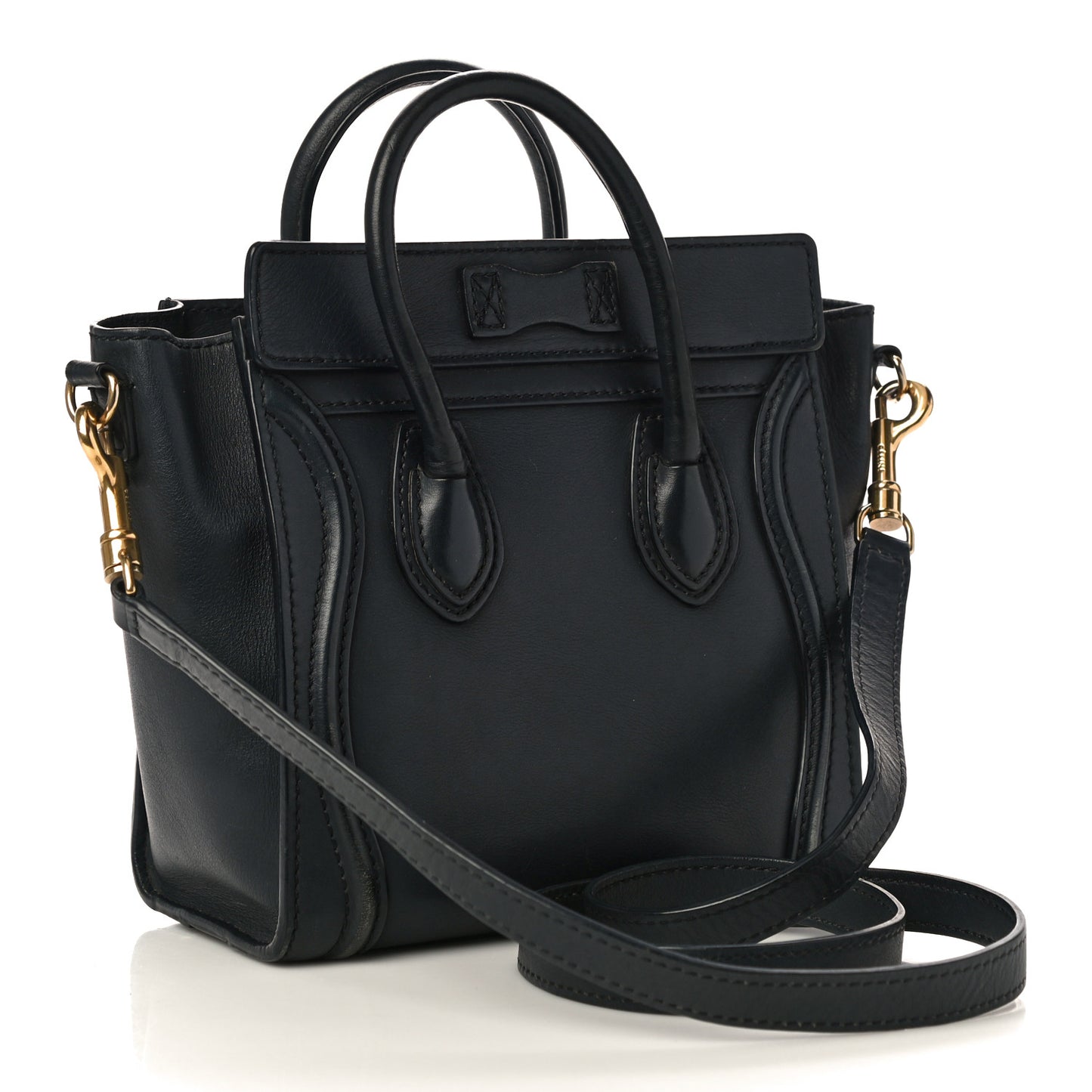 Smooth Calfskin Nano Luggage Orage