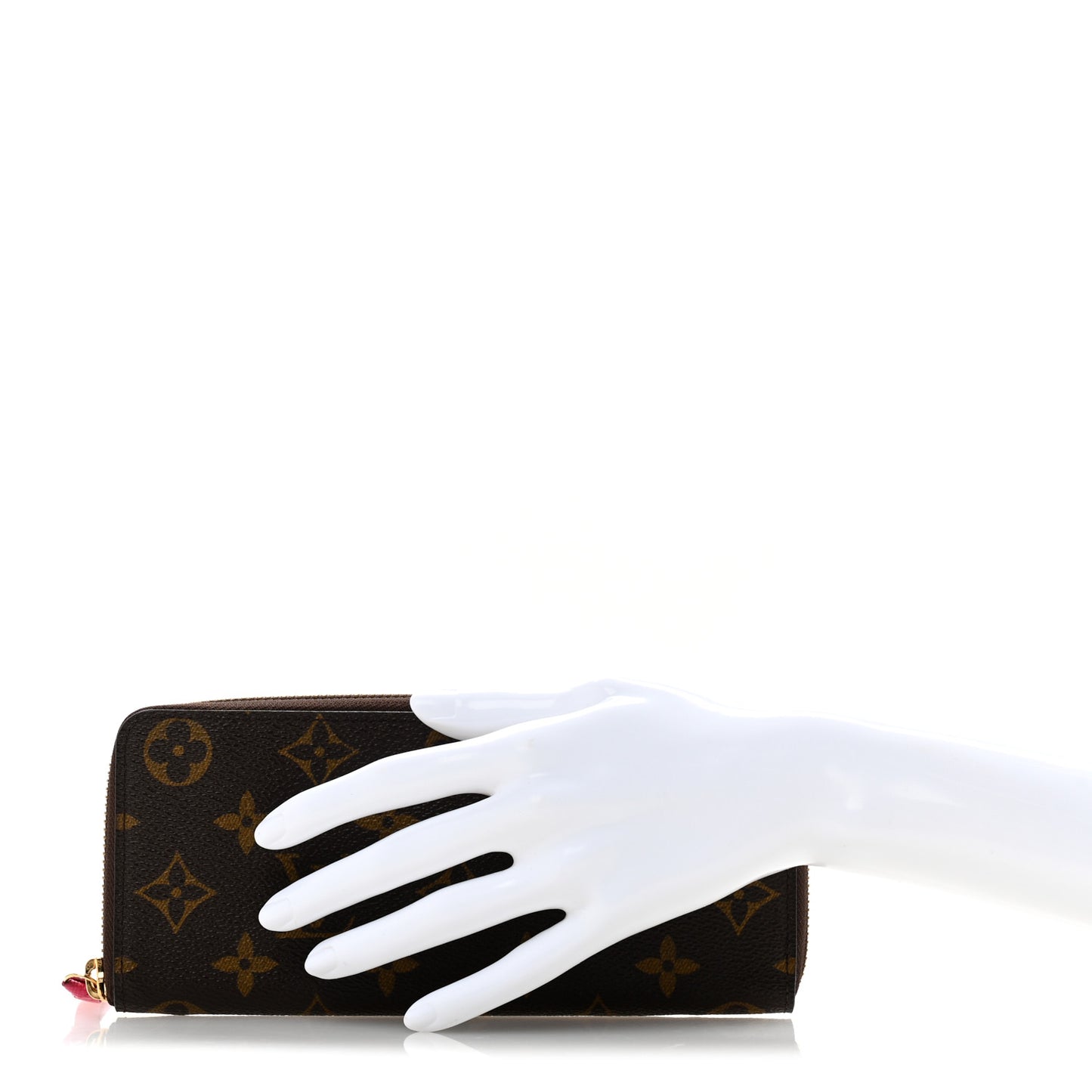 Monogram Clemence Wallet Fuchsia