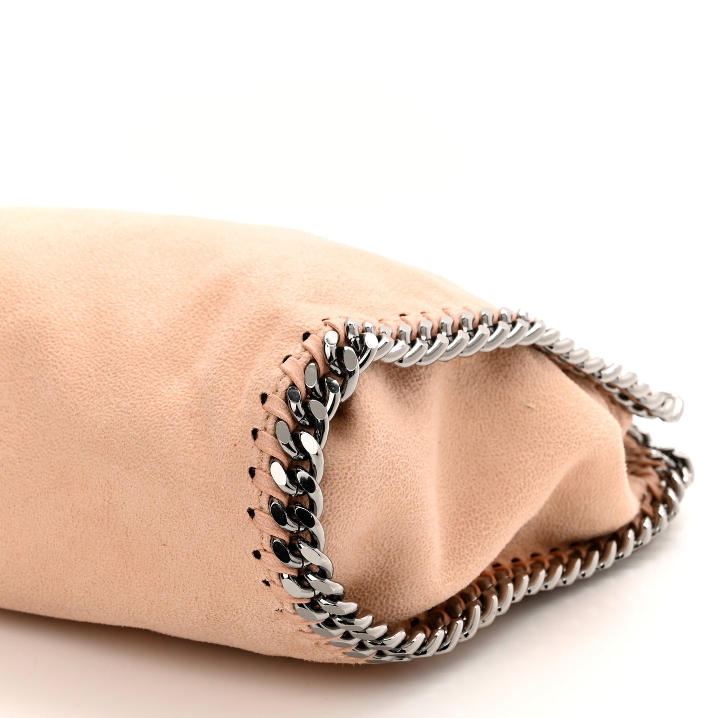 Shaggy Deer Mini Falabella Fold Over Tote Beige
