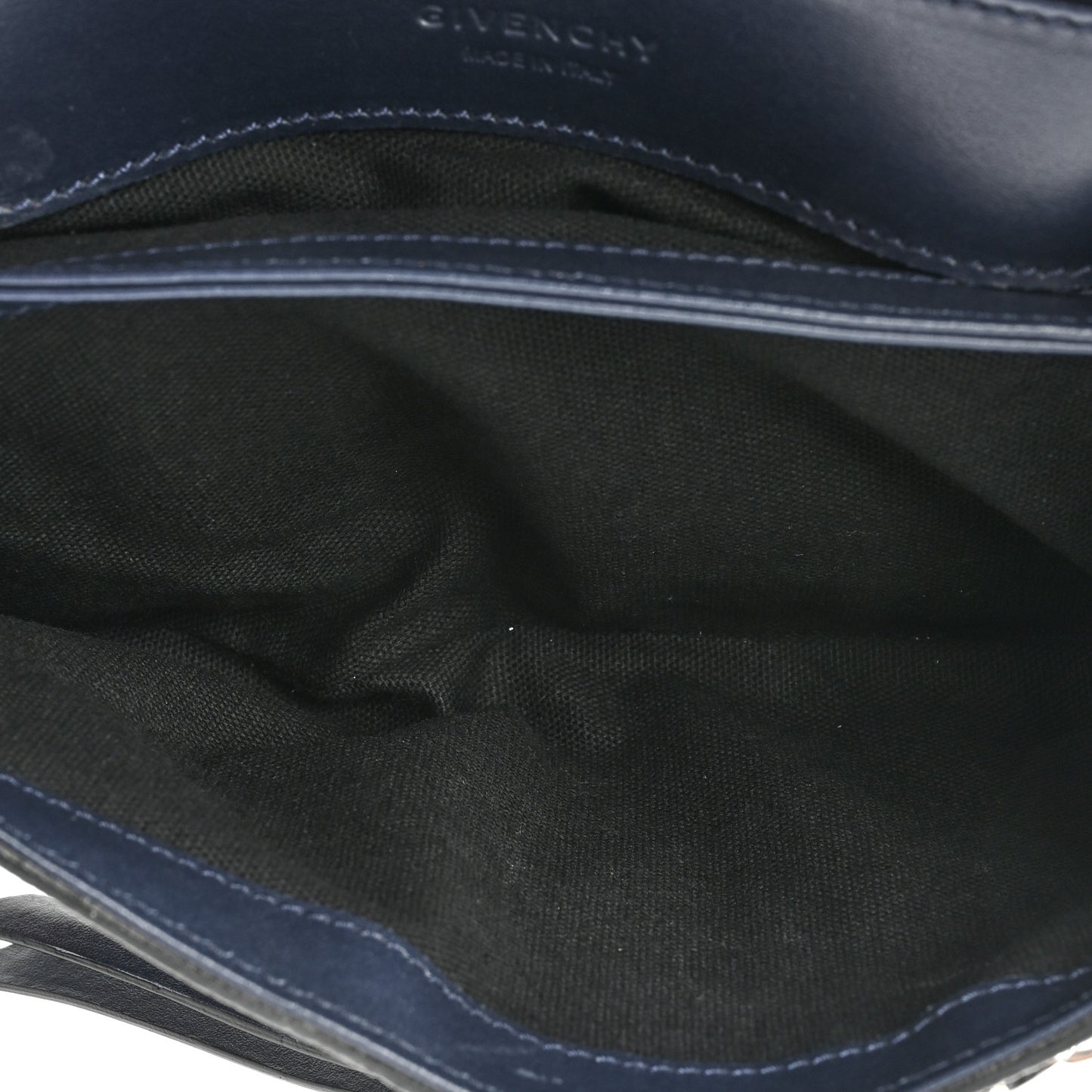 Calfskin Duetto Crossbody Bag Blue Burgundy