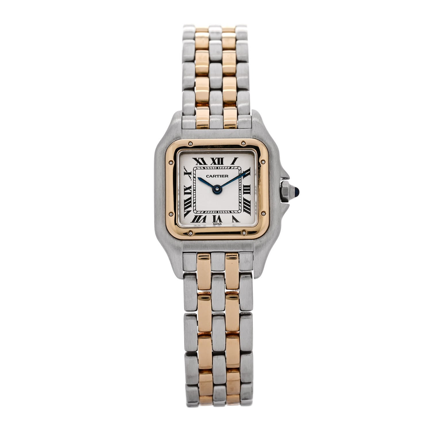 Cartier Stainless Steel 18K Yellow Gold 22mm Panthere Quartz Watch 1 of 5