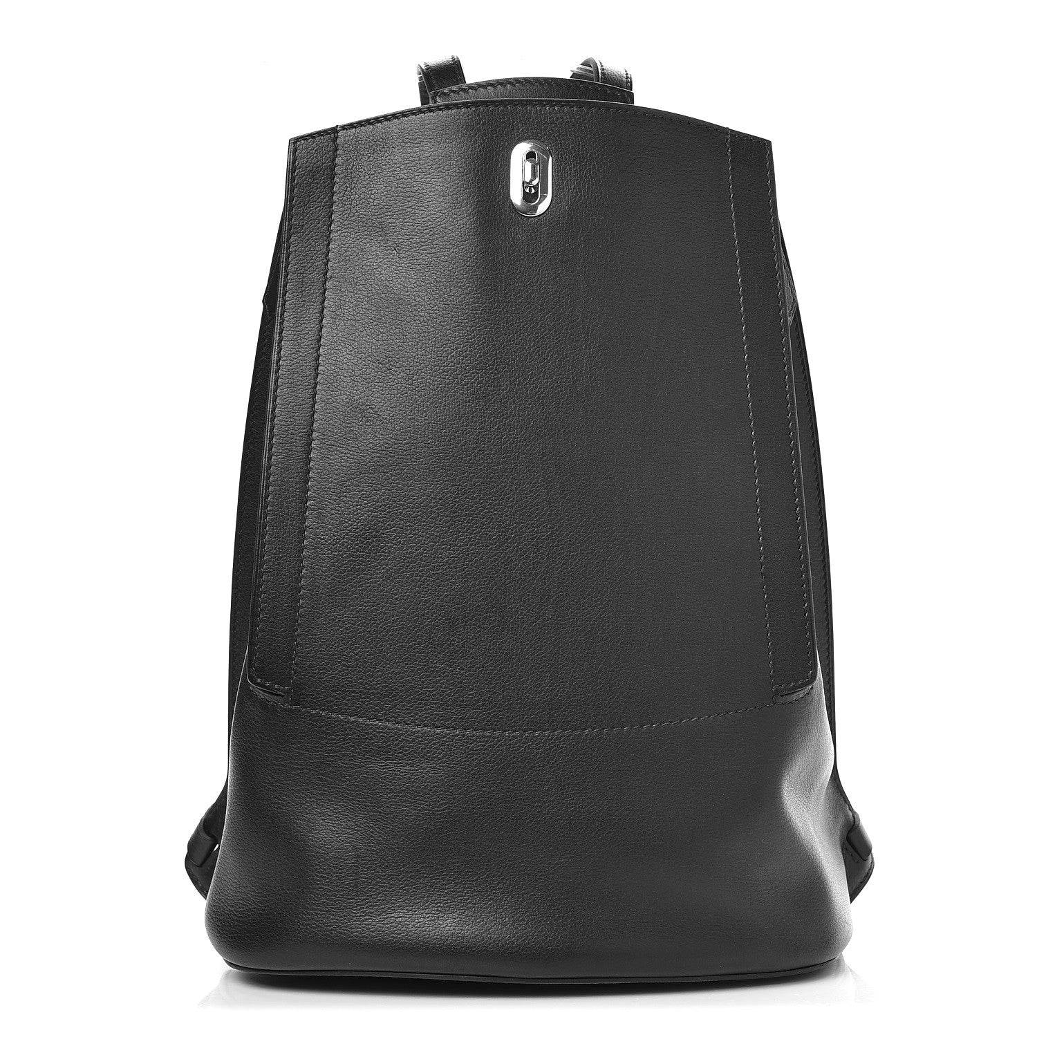 Hermes Gr24 Evercolor Black Leather Backpack Bag Hermes Evercolor GR24 Backpack Black 247994 – FASHIONPHILE main image 3