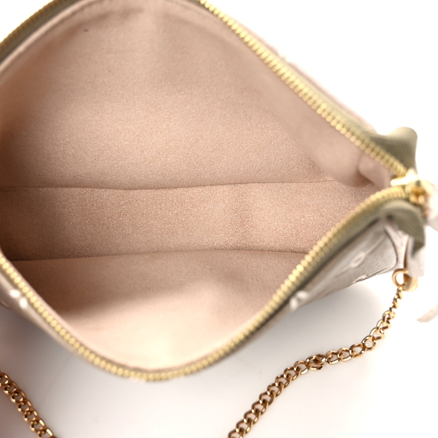 Empreinte Spring in the City Mini Pochette Accessories Kaki Beige Cream