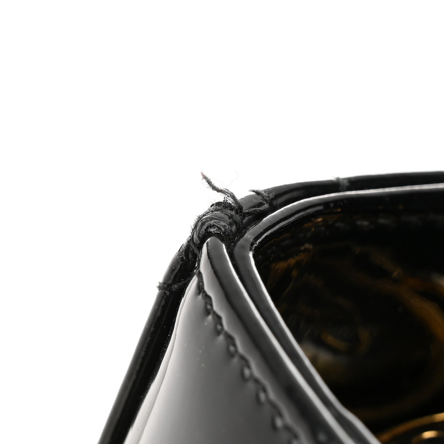 Patent Cannage Large Lady Dior Black