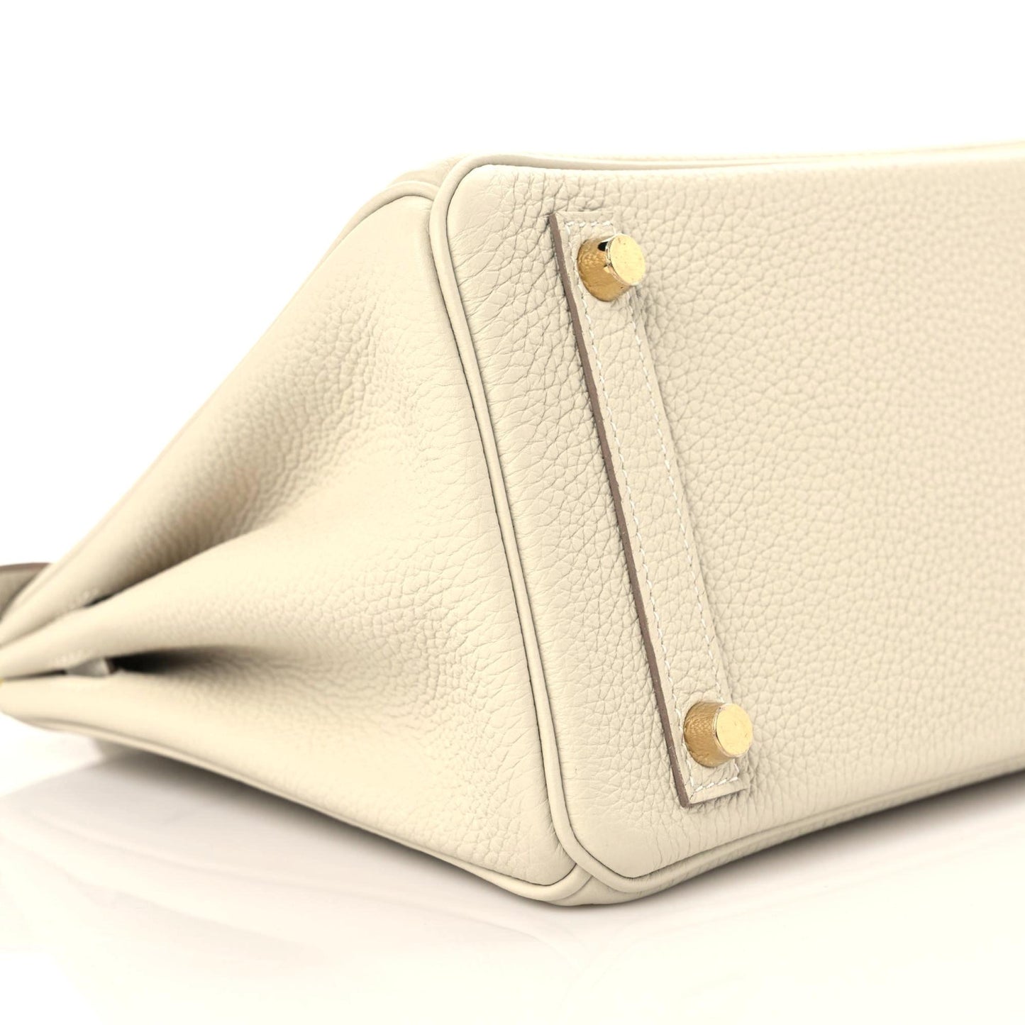 Togo Horseshoe Birkin 25 Craie Lime