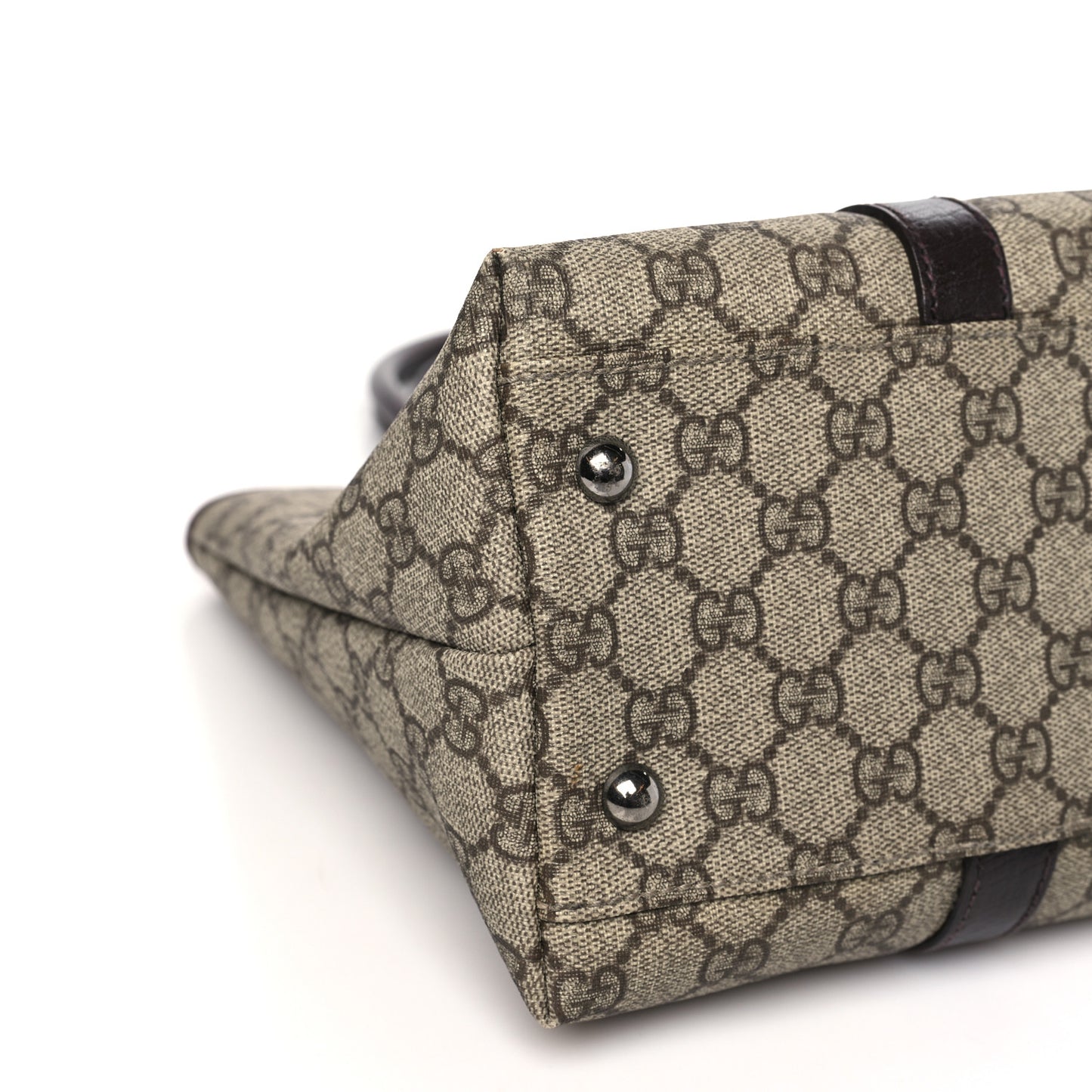 GG Plus Monogram Medium Joy Tote Dark Brown