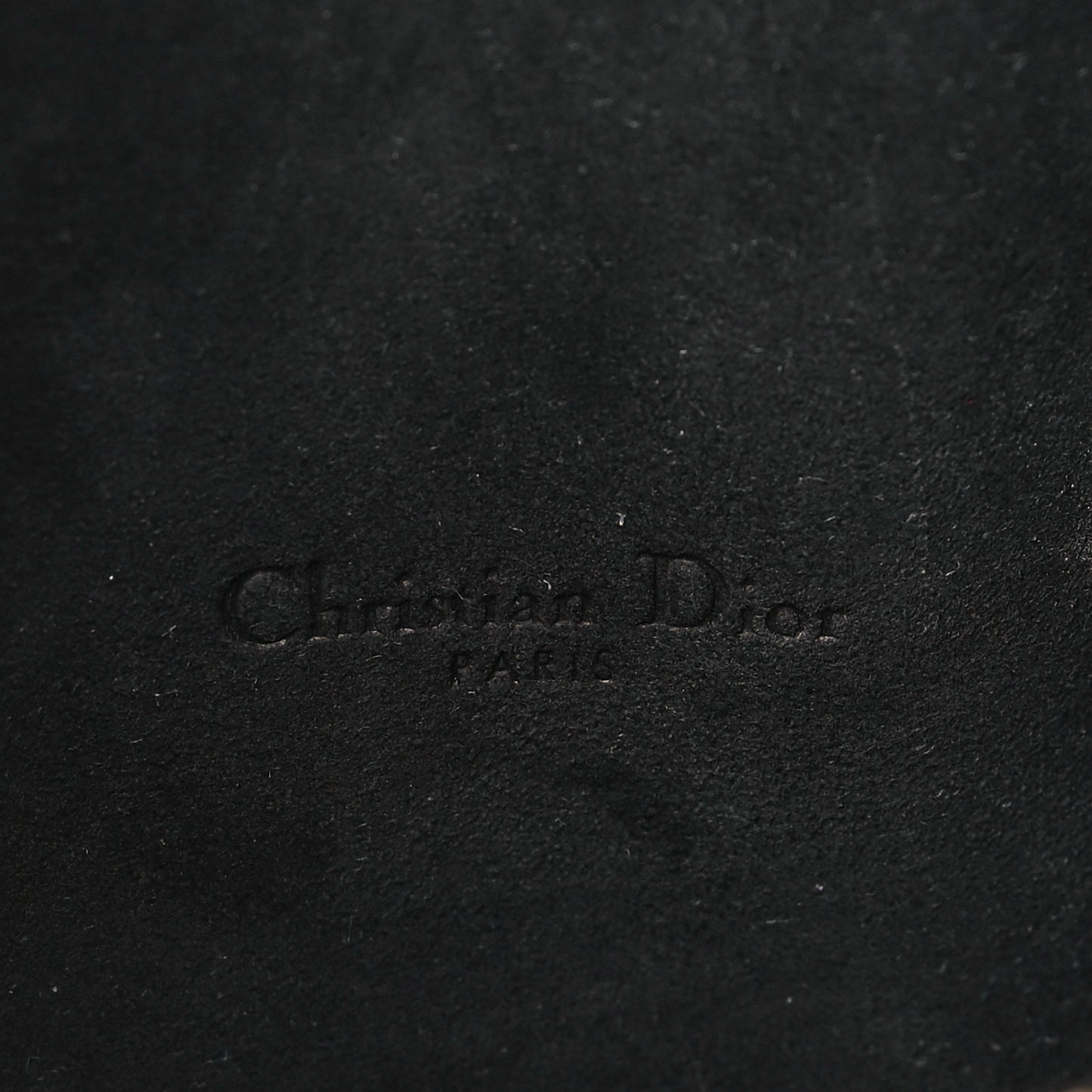 Grained Calfskin Caro Double Pouch Black