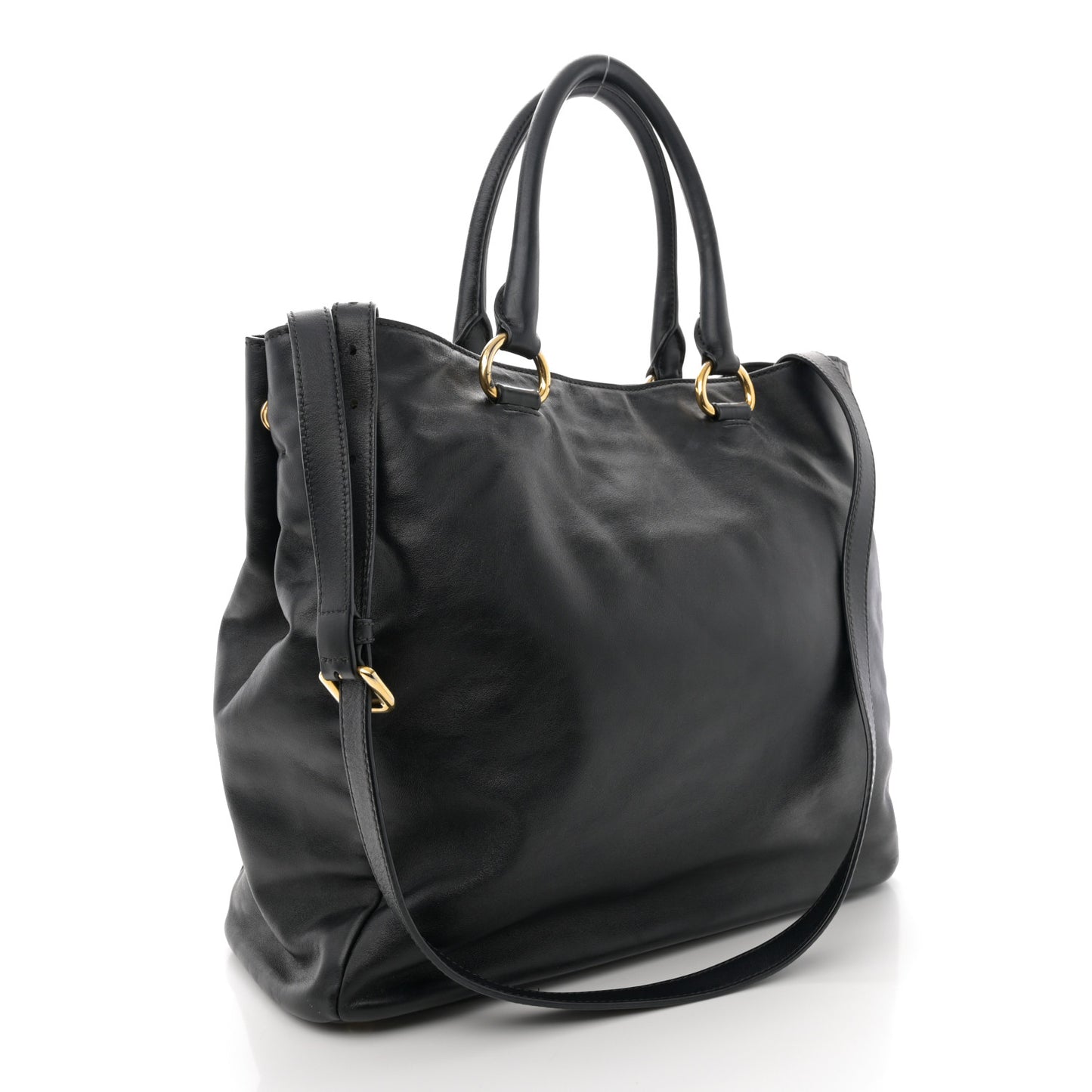 Soft Calf Tote Black