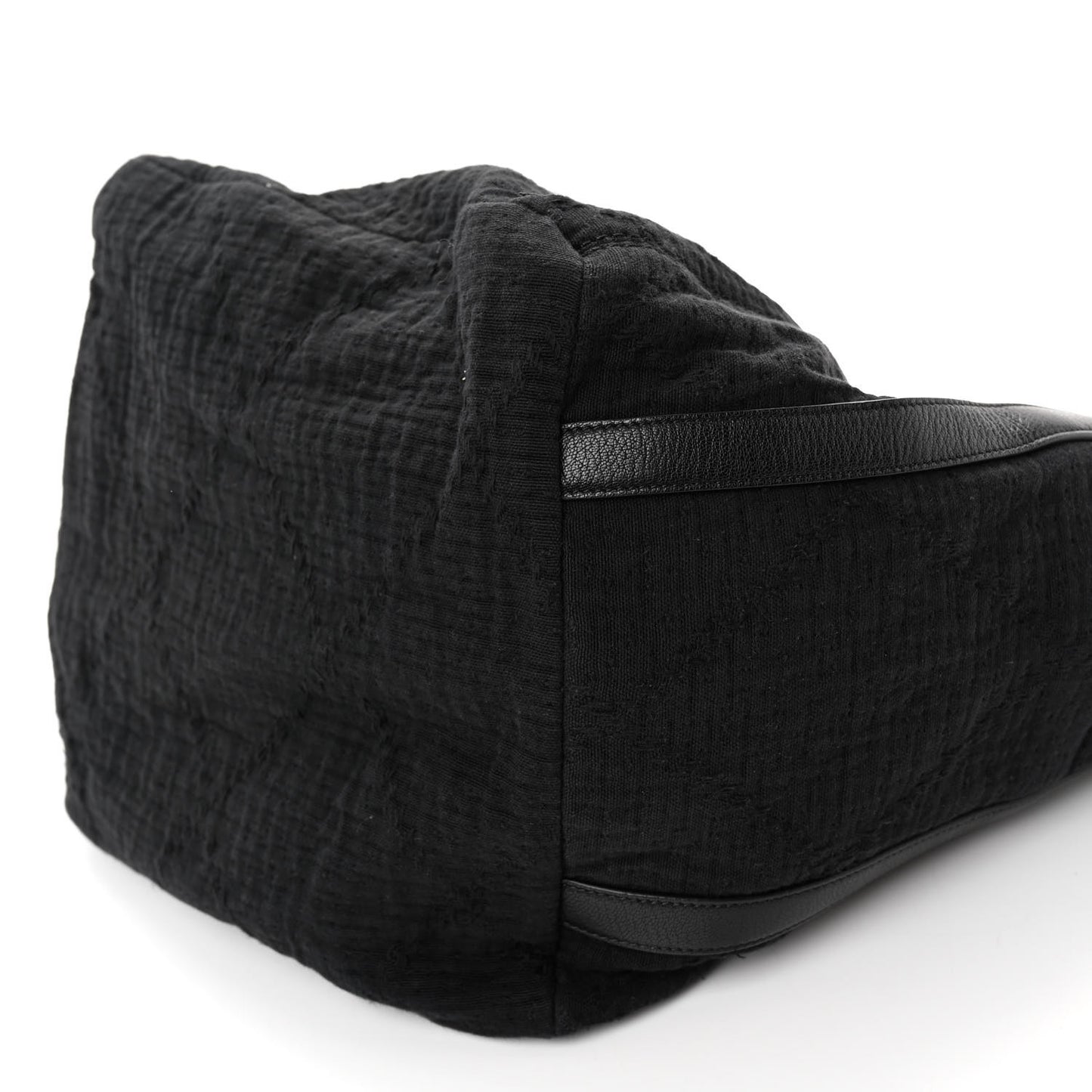 Canvas Small Double Face Tote Black