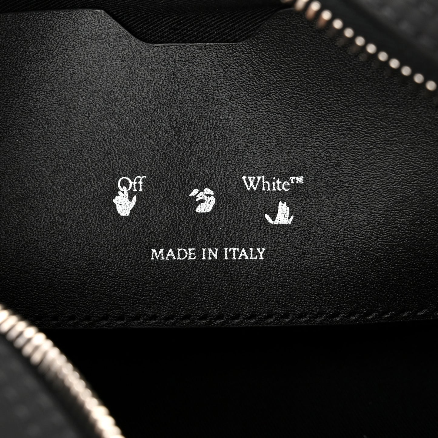 Nylon Logo Print Crossbody Bag Black