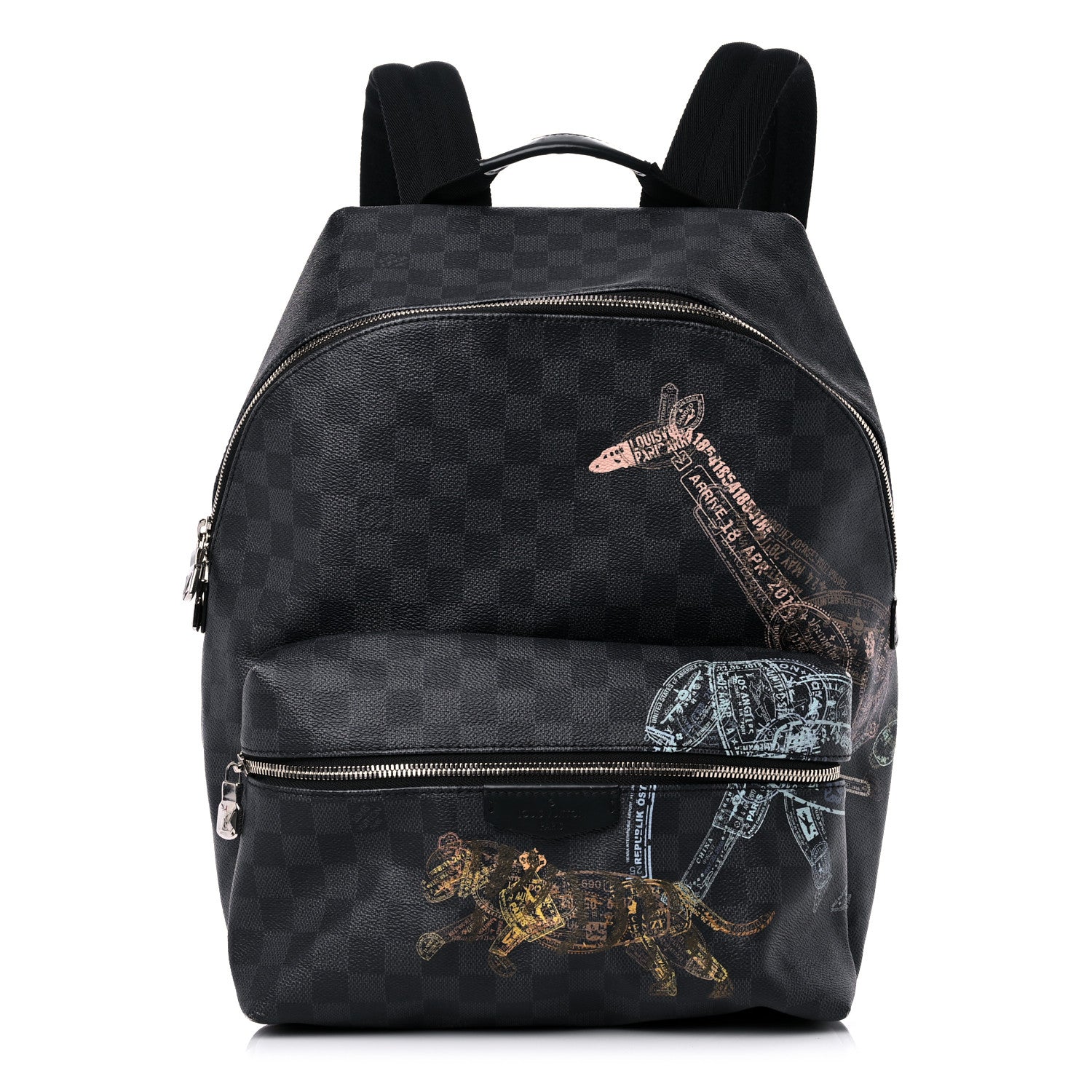 black louis vuitton backpack states Louis Vuitton Damier Graphite Stamps Discovery Backpack PM 1082233 – FASHIONPHILE