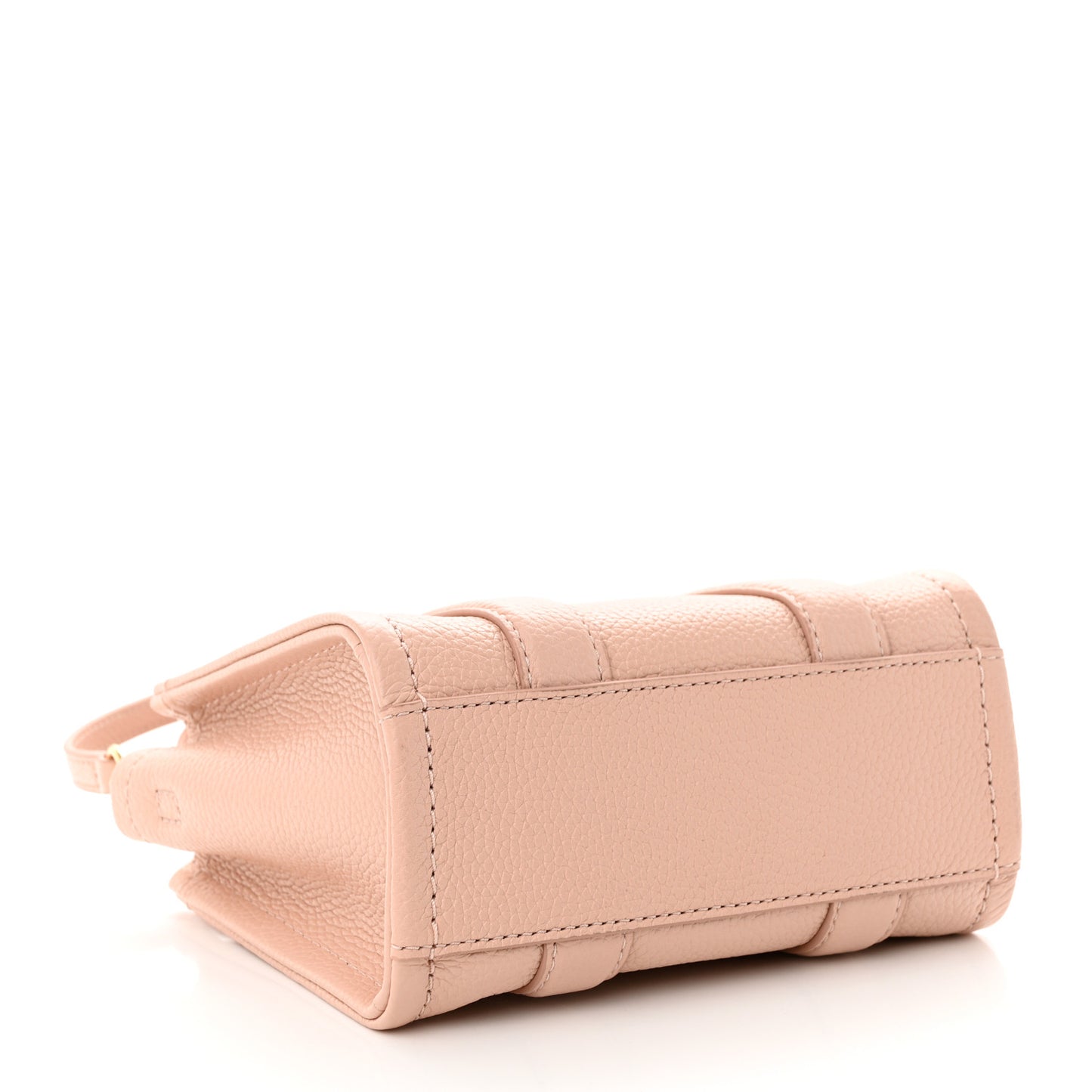 Grained Calfskin Mini The Tote Bag Rose