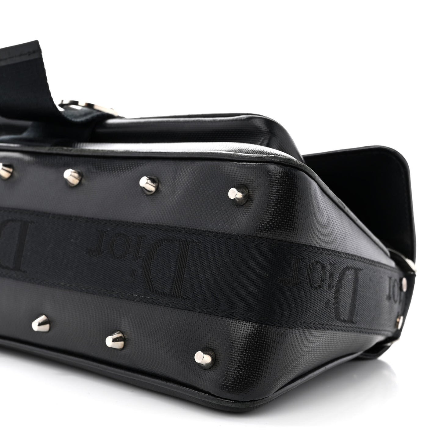 Coated Canvas Crystal Hardcore Bag Black