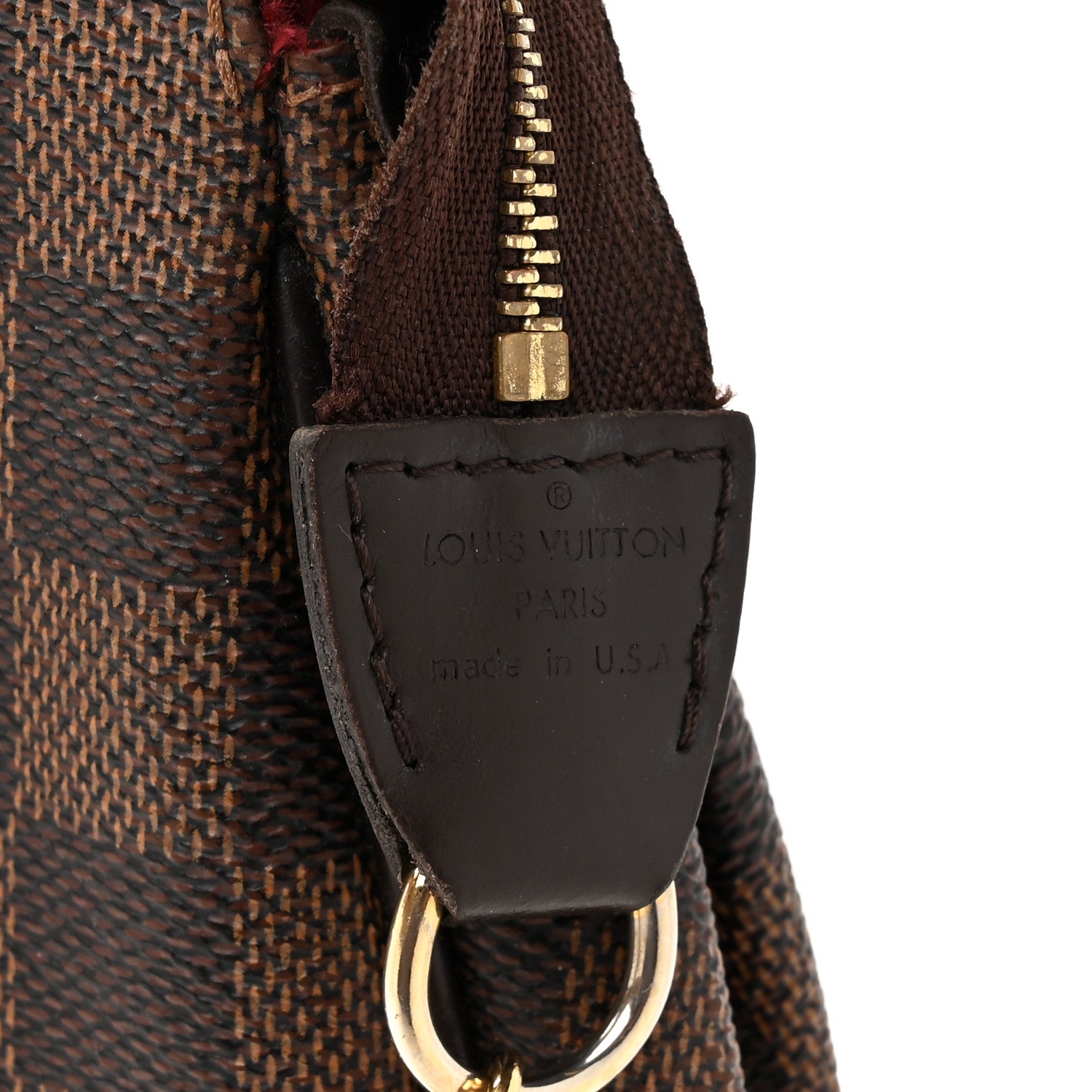 Louis Vuitton Damier Ebene Eva Clutch 6 of 15