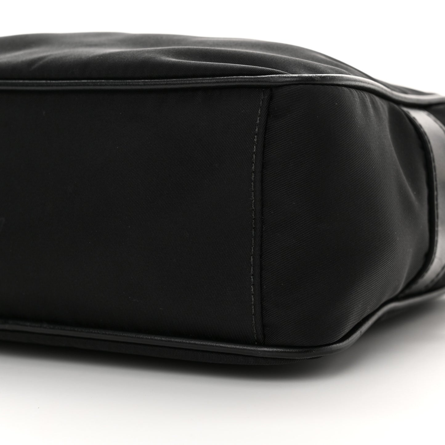 Tessuto Nylon Soft Calf Camera Bag Black