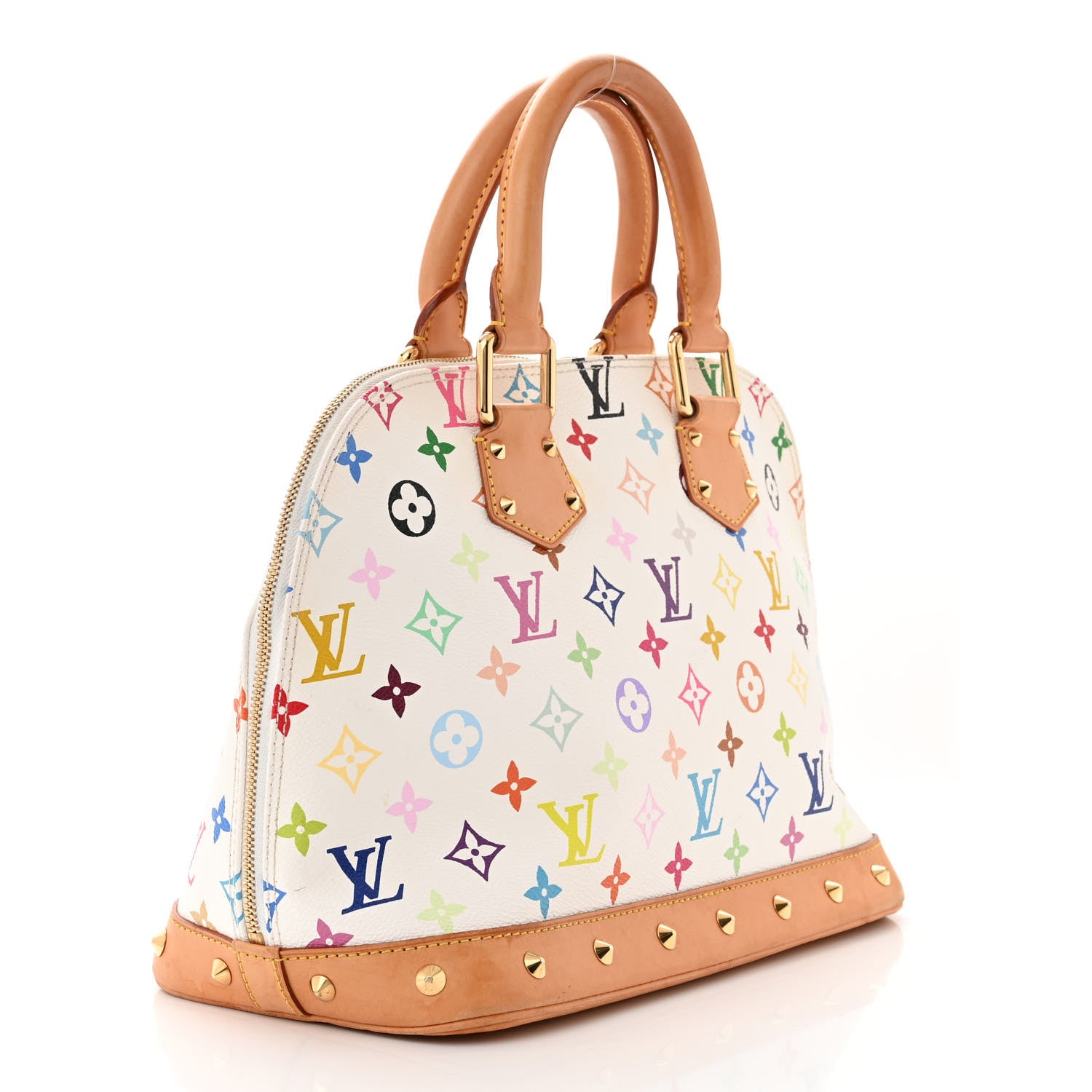 Louis Vuitton Monogram Multicolor Alma White 3 of 11