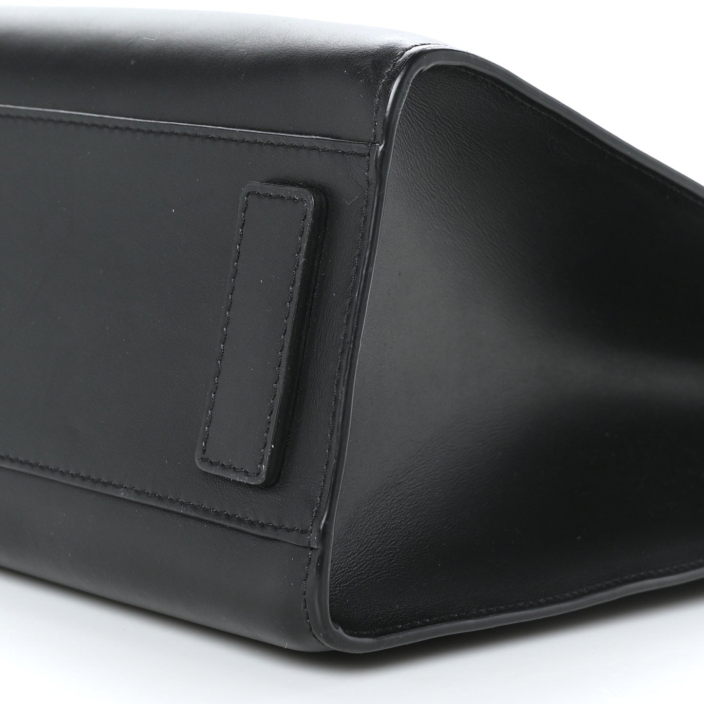 Vitello Debossed Small Beatrice Logo Tote Black