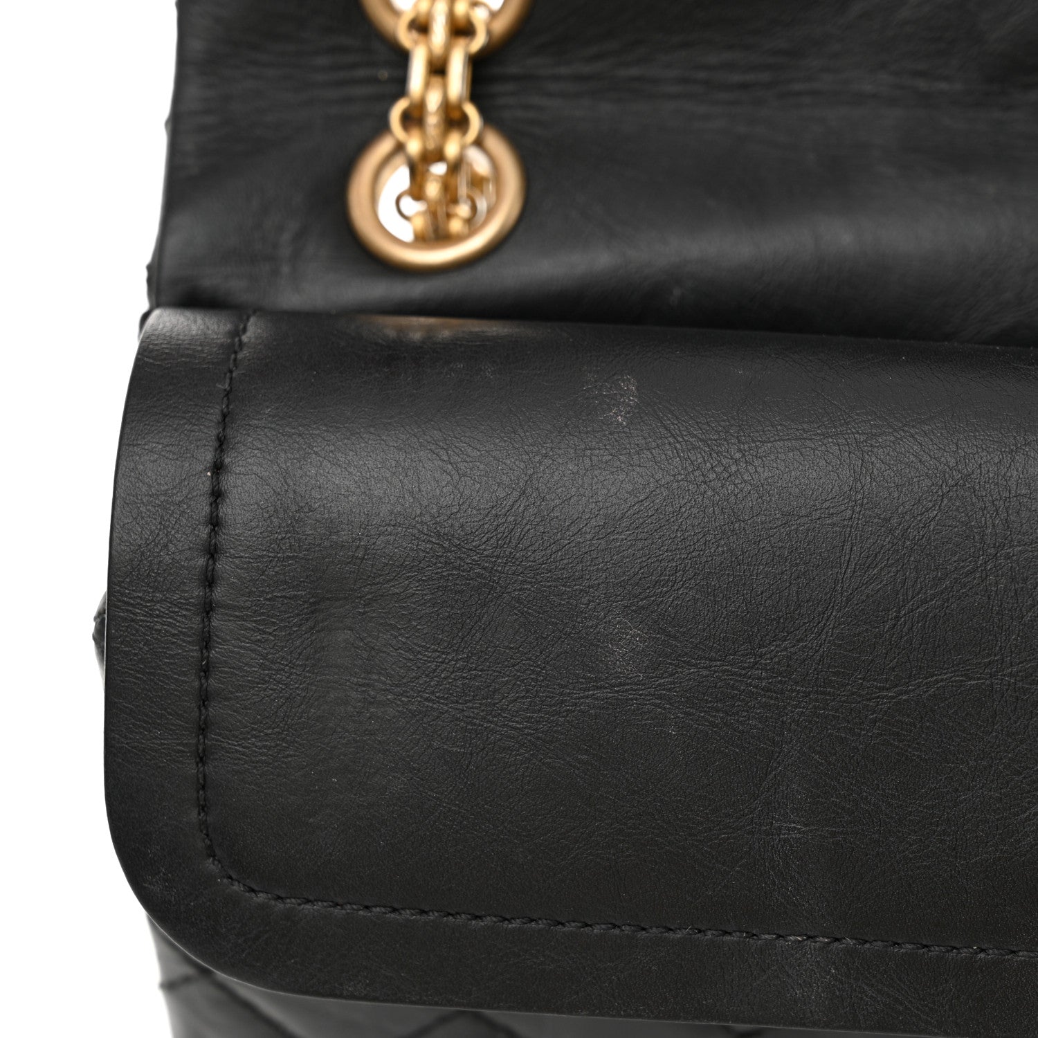 Chanel Aged Calfskin Quilted 2.55 Reissue 225 Flap Black 17 of 22
