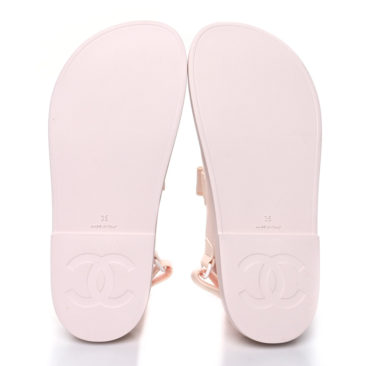Rubber CC Dad Sandals 35 Pale Pink