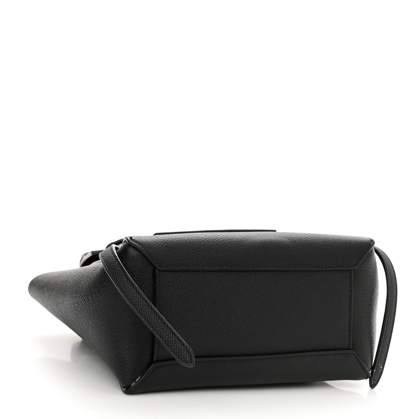 Grained Calfskin Nano Belt Bag Black