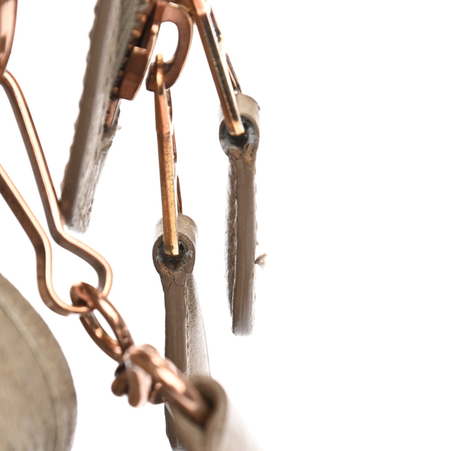 Agneau Giant 21 Rose Gold Hardware City Papyrus